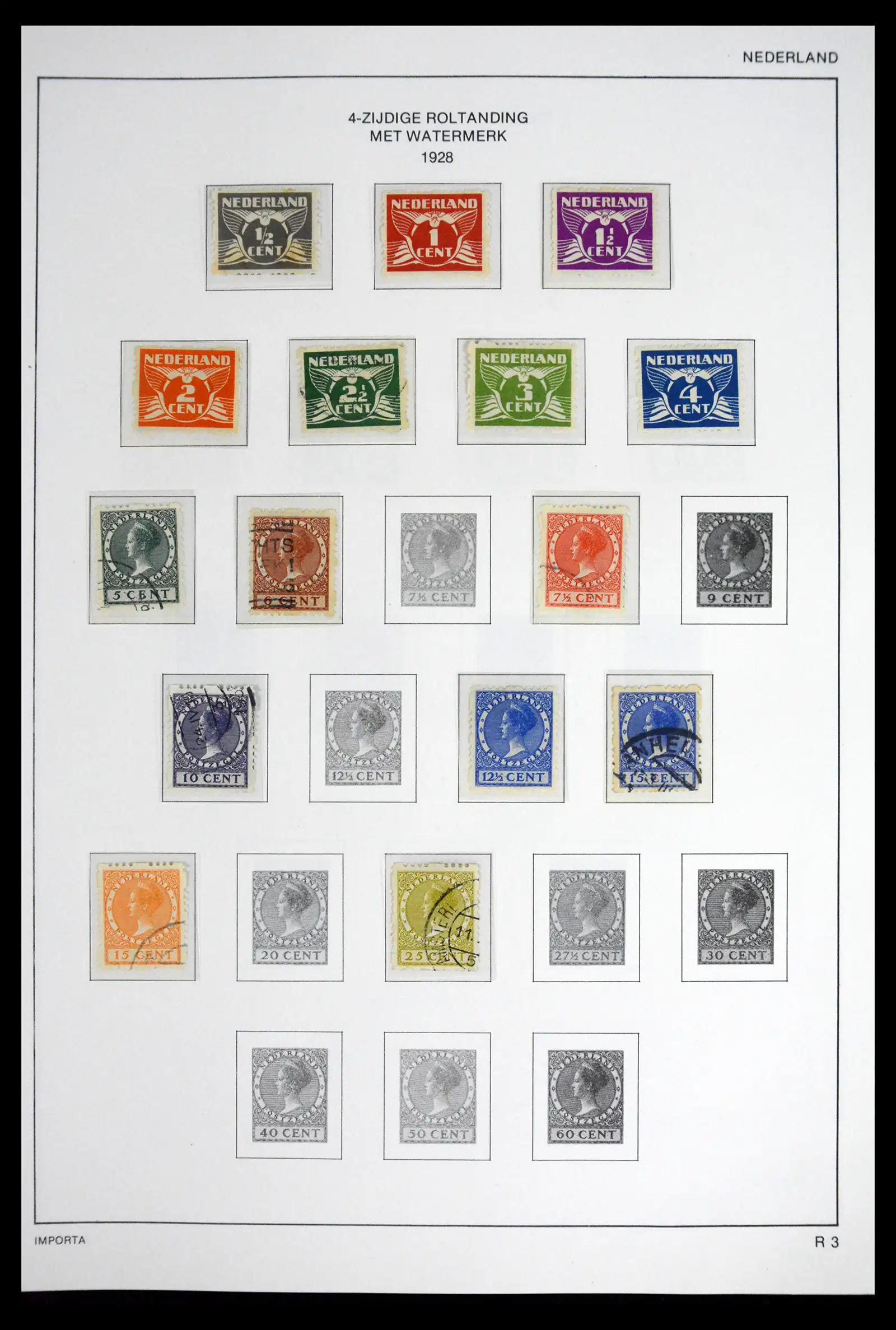 41609 0100 - Stamp collection 41609 Netherlands 1852-1980.
