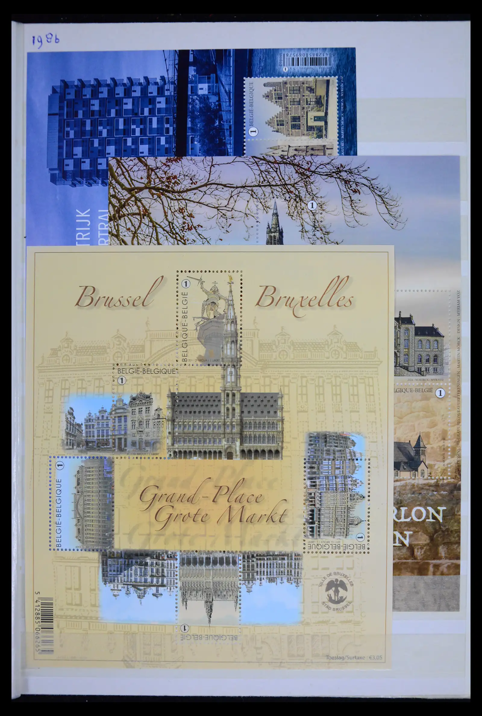 41612 0001 - Stamp collection 41612 Belgium sheetlets/booklet collection 2010-2024!!