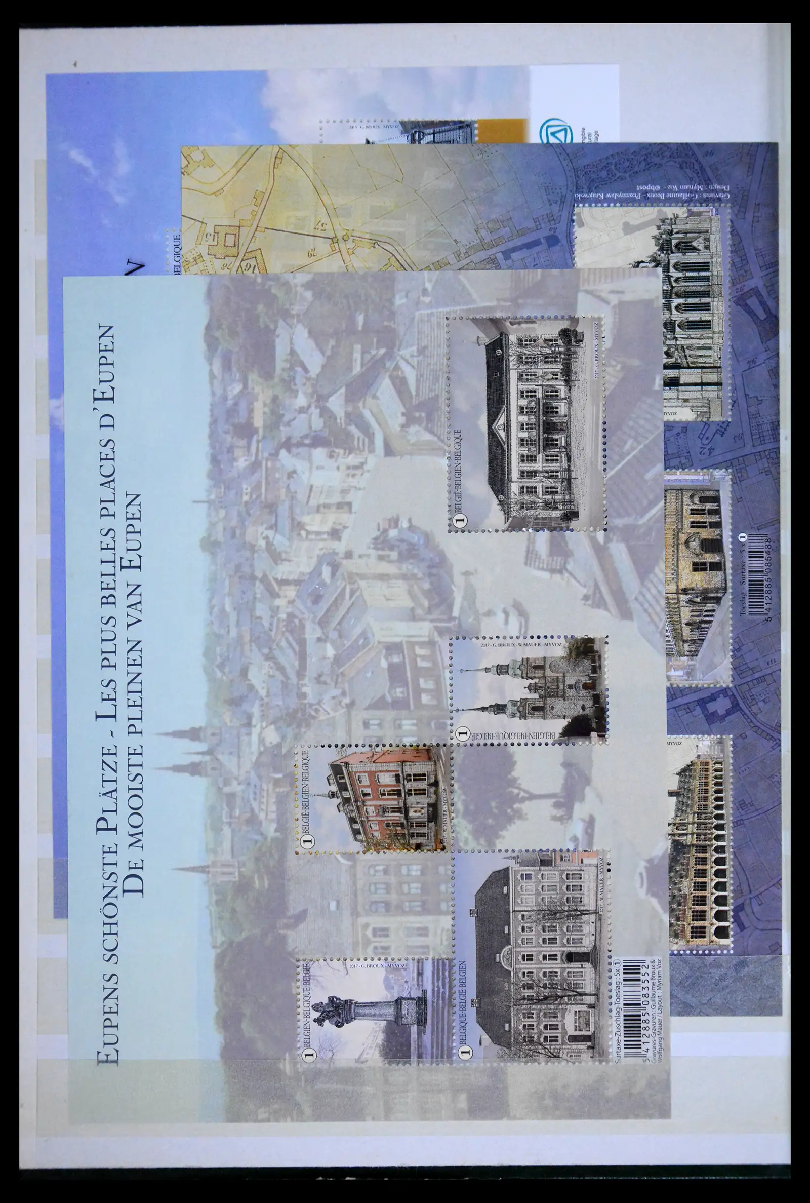 41612 0002 - Stamp collection 41612 Belgium sheetlets/booklet collection 2010-2024!!