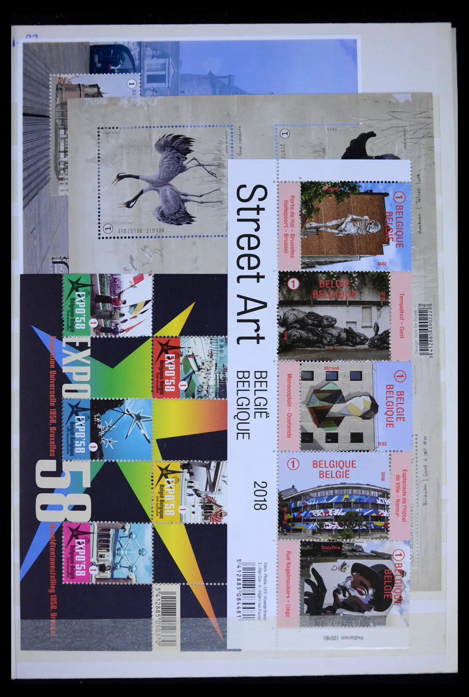 41612 0003 - Stamp collection 41612 Belgium sheetlets/booklet collection 2010-2024!!