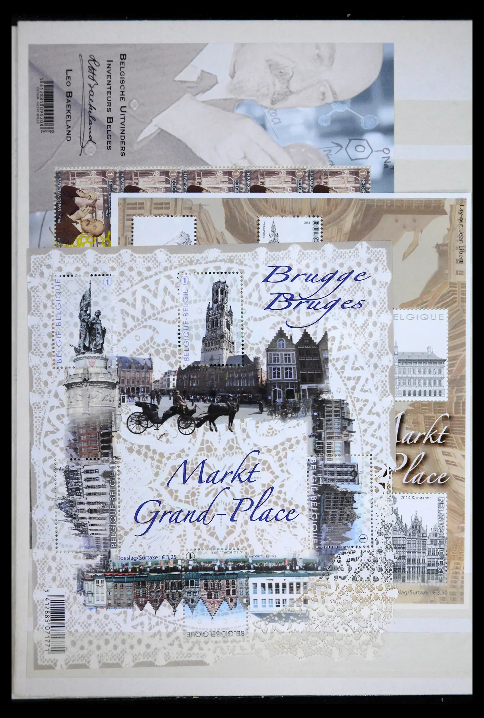 41612 0008 - Stamp collection 41612 Belgium sheetlets/booklet collection 2010-2024!!