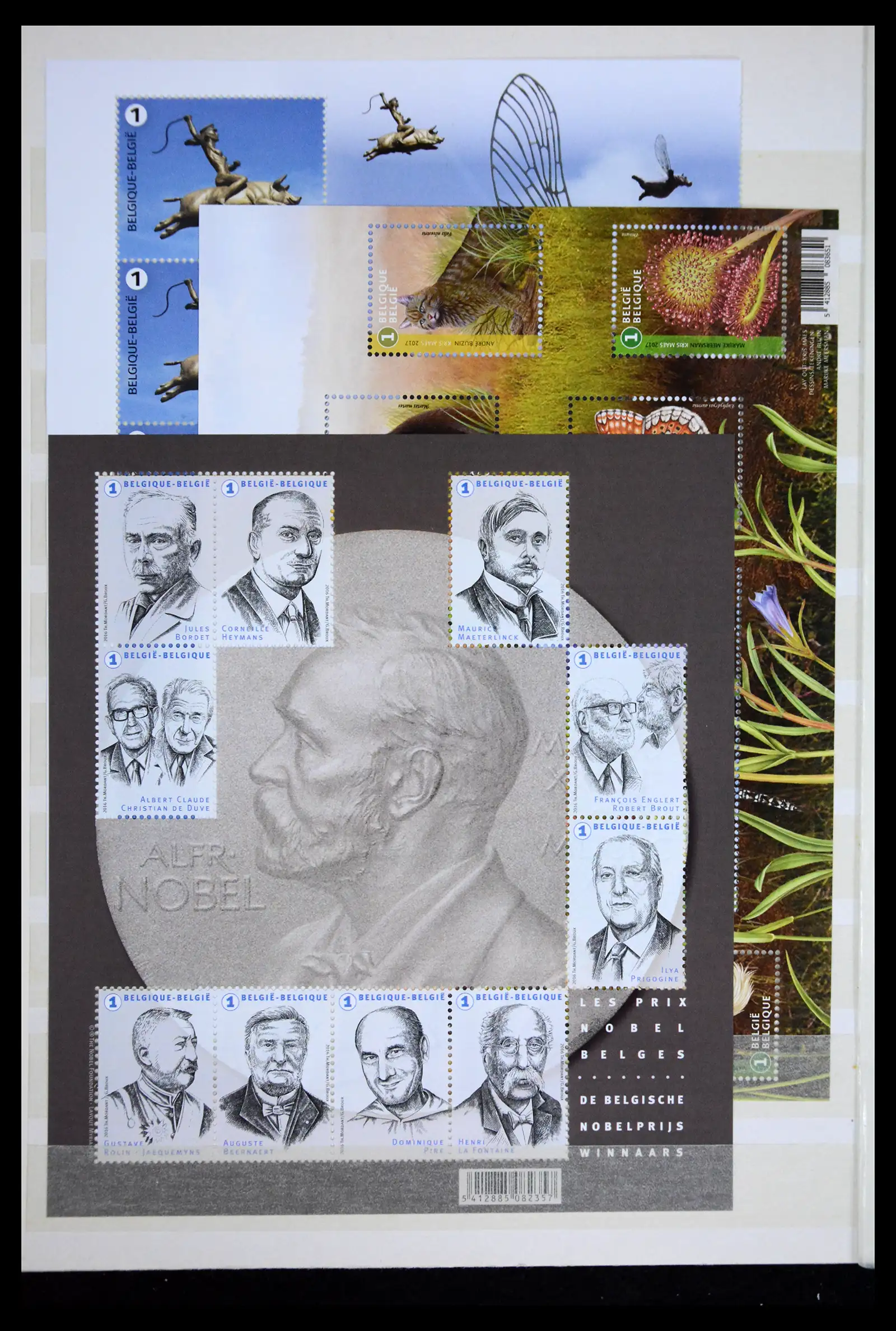 41612 0014 - Stamp collection 41612 Belgium sheetlets/booklet collection 2010-2024!!