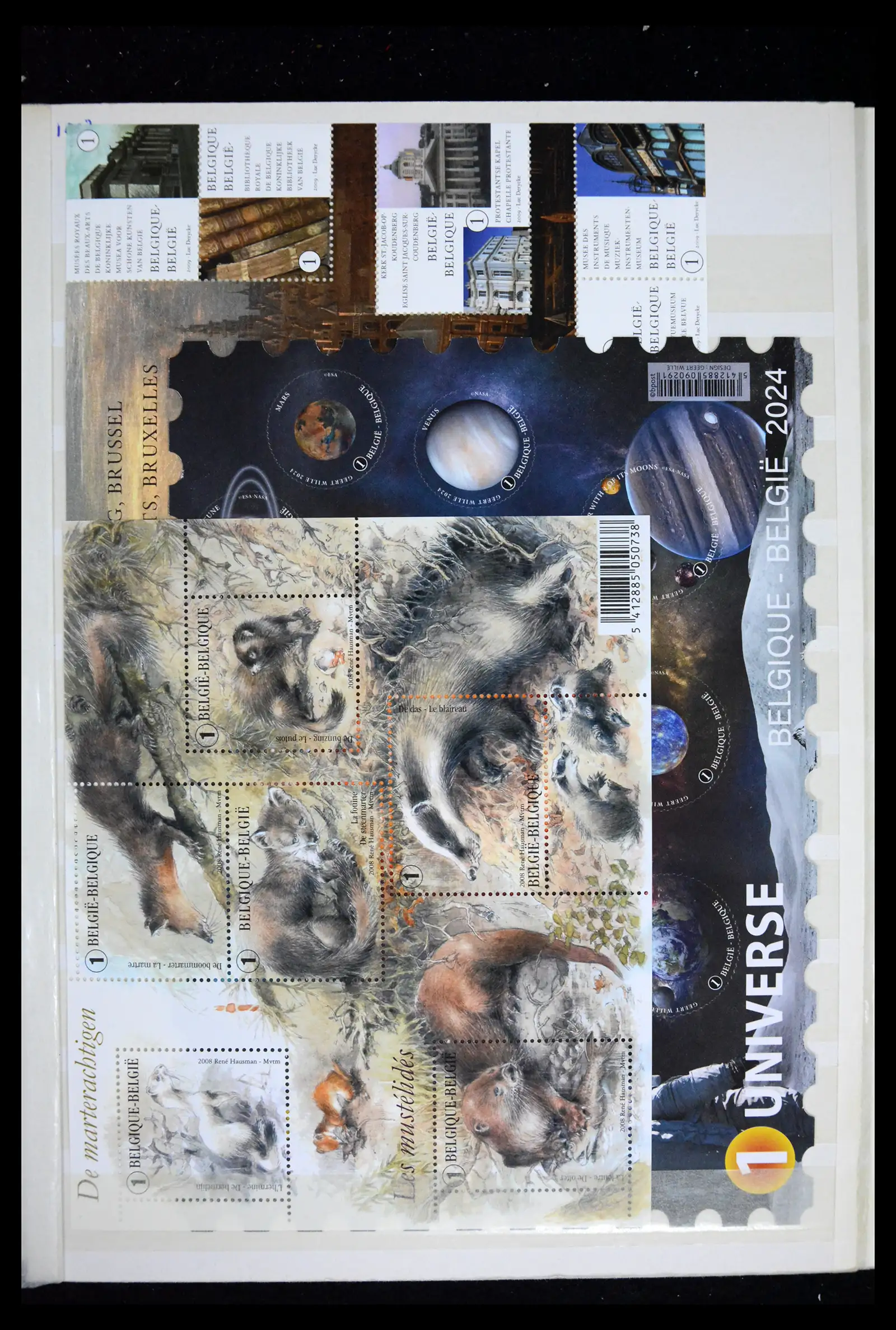 41612 0015 - Stamp collection 41612 Belgium sheetlets/booklet collection 2010-2024!!