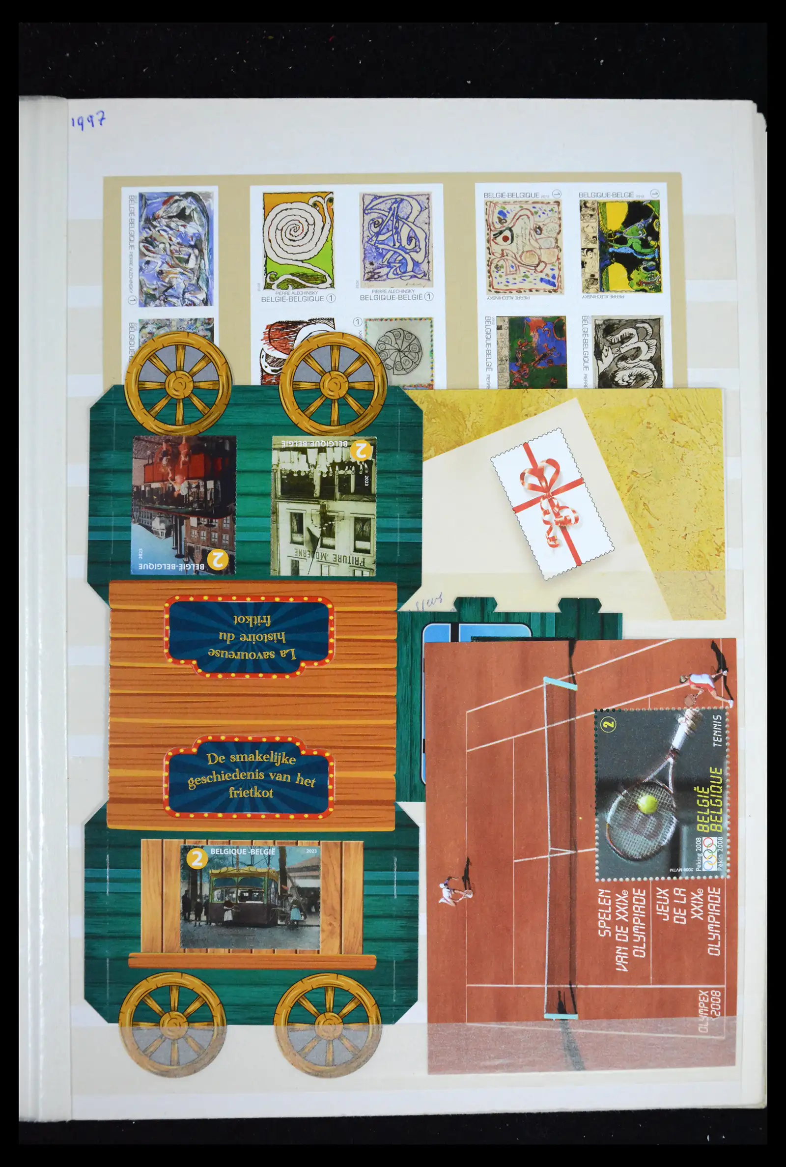 41612 0023 - Stamp collection 41612 Belgium sheetlets/booklet collection 2010-2024!!