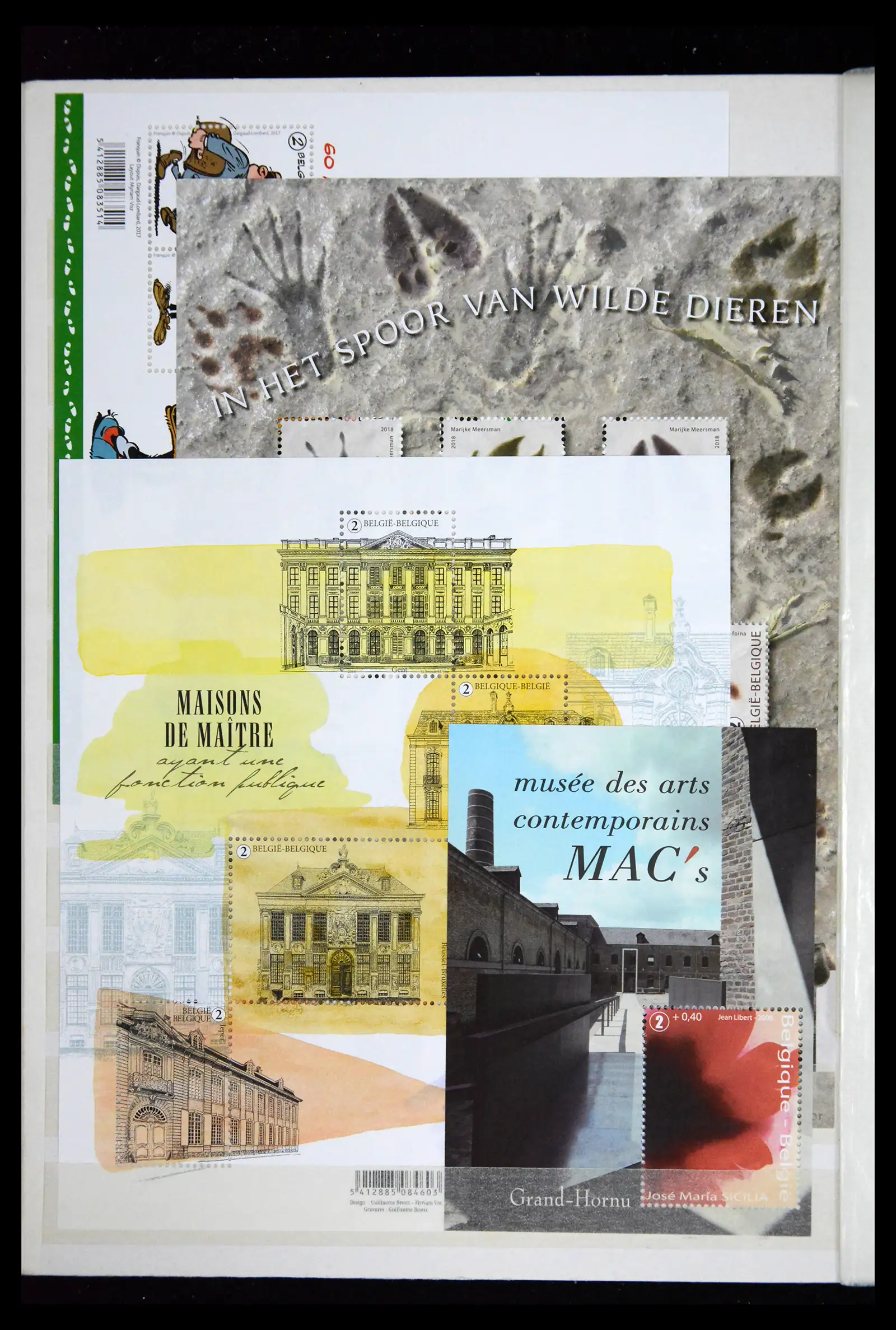 41612 0030 - Stamp collection 41612 Belgium sheetlets/booklet collection 2010-2024!!