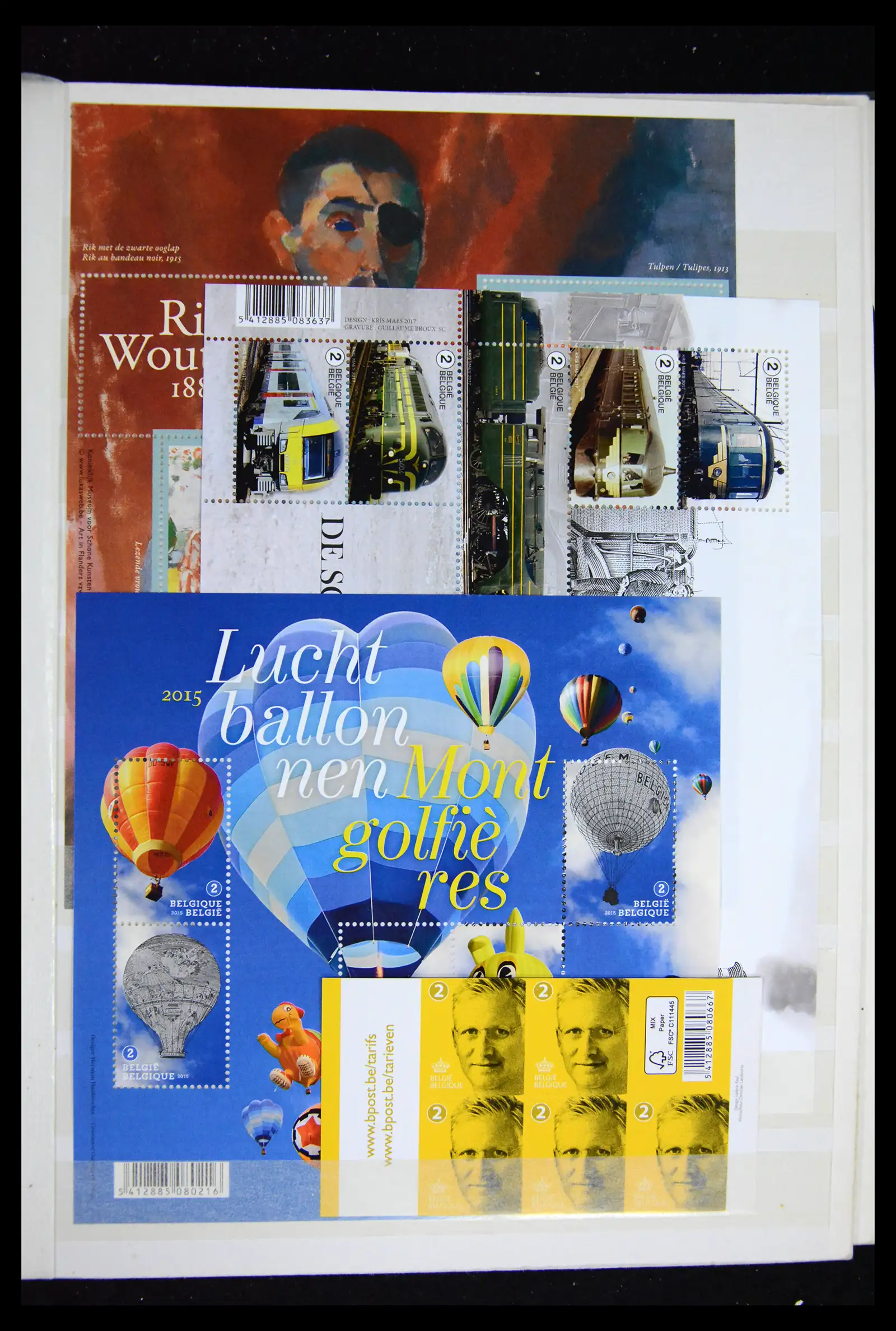 41612 0035 - Stamp collection 41612 Belgium sheetlets/booklet collection 2010-2024!!