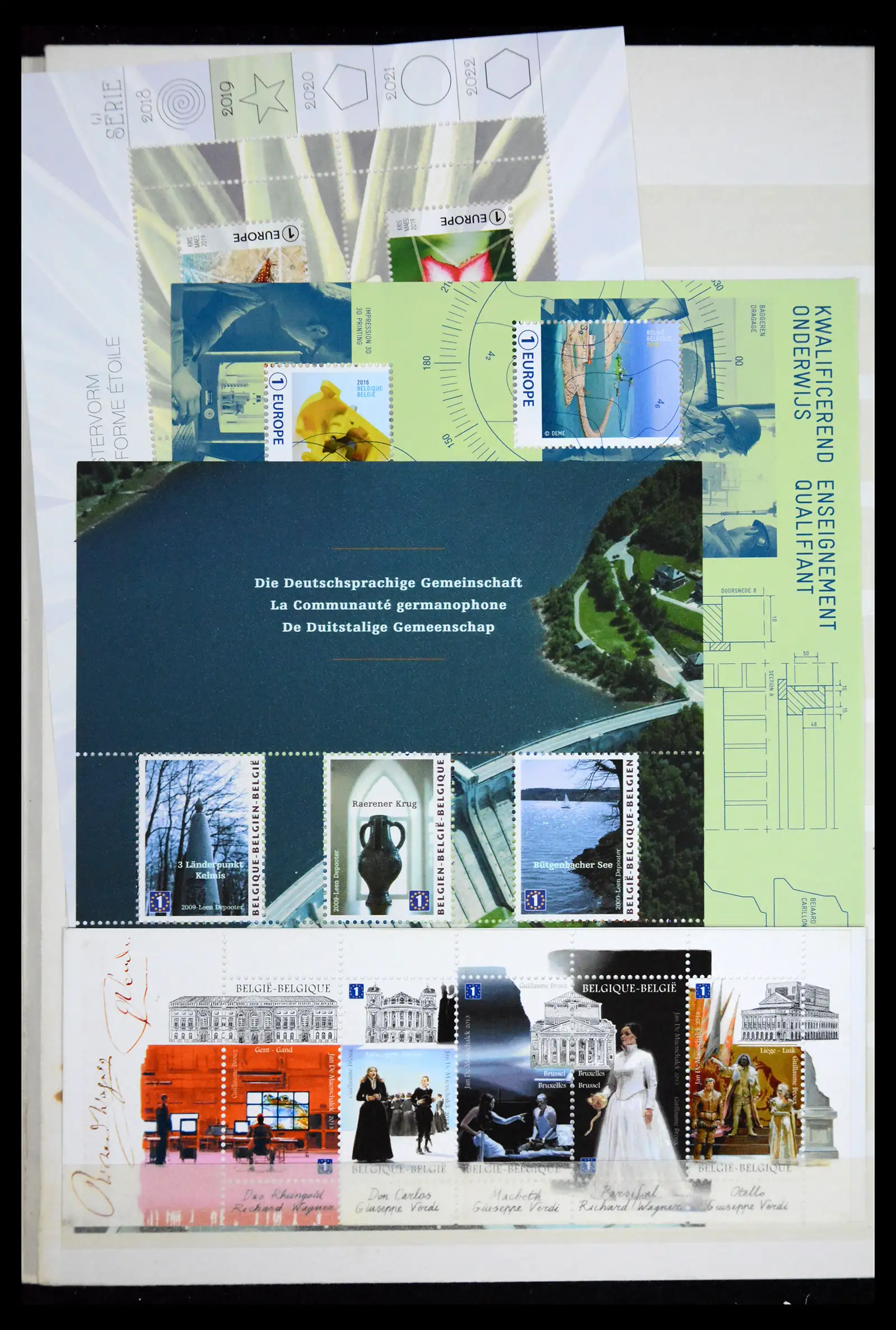 41612 0046 - Stamp collection 41612 Belgium sheetlets/booklet collection 2010-2024!!