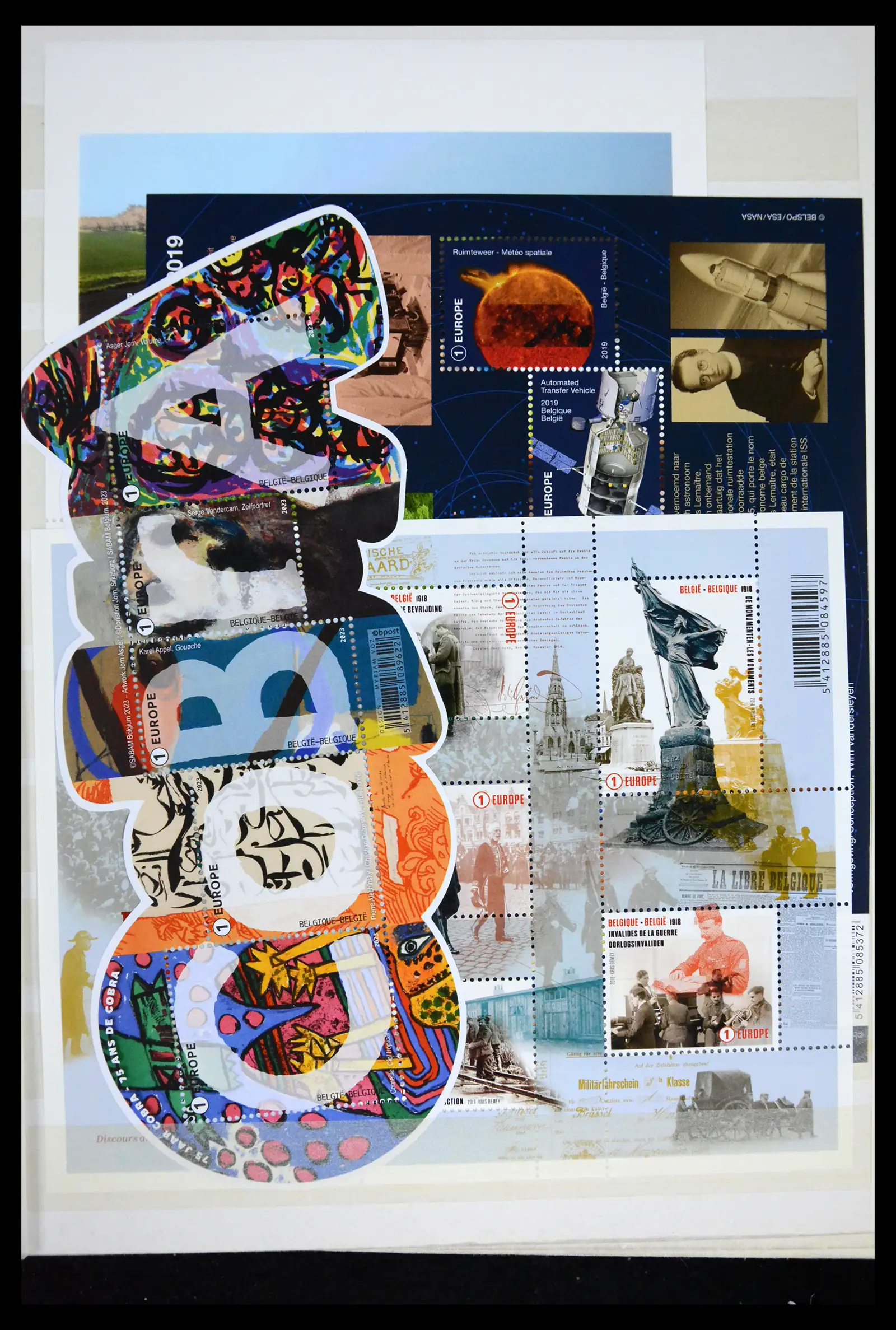 41612 0047 - Stamp collection 41612 Belgium sheetlets/booklet collection 2010-2024!!