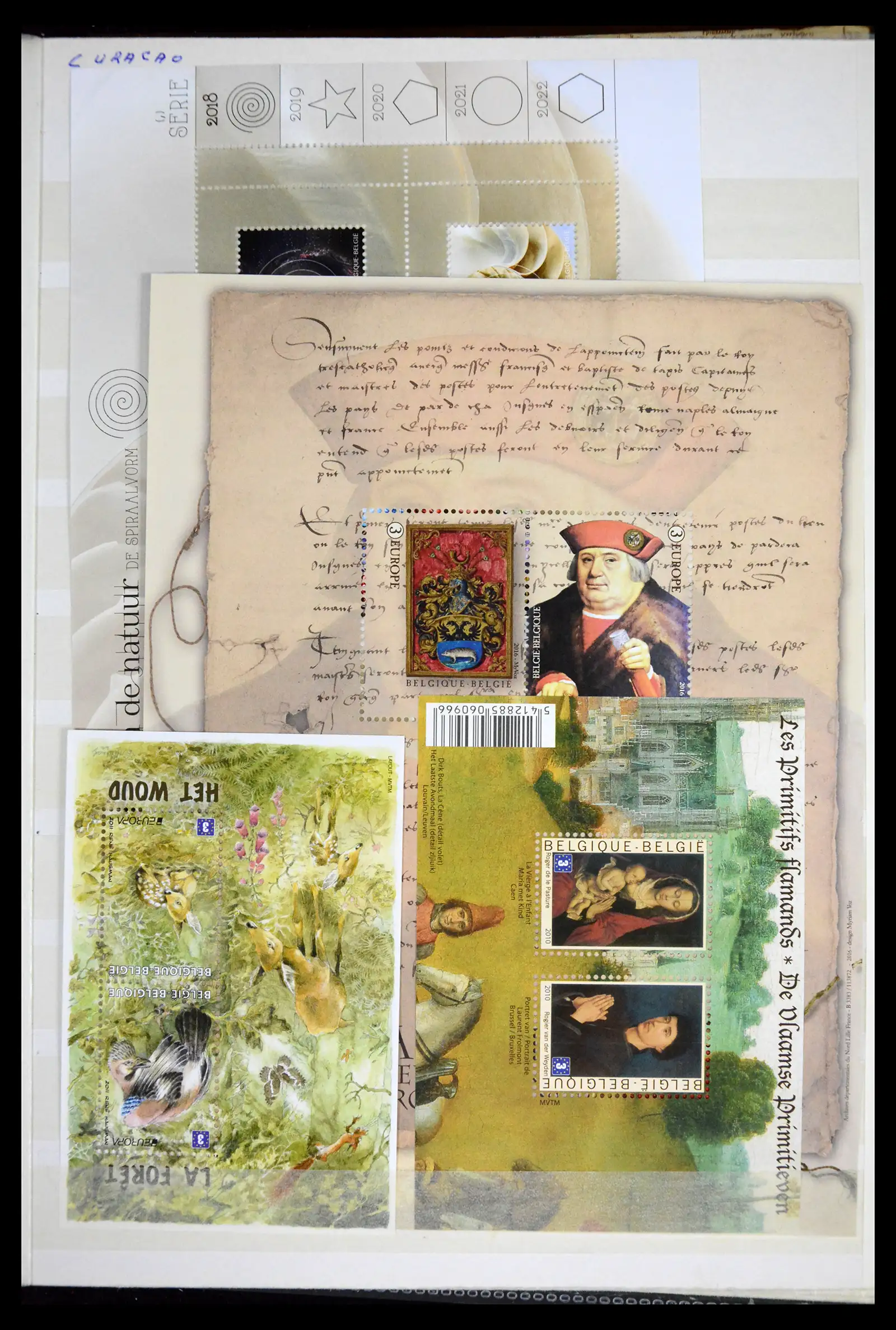 41612 0049 - Stamp collection 41612 Belgium sheetlets/booklet collection 2010-2024!!