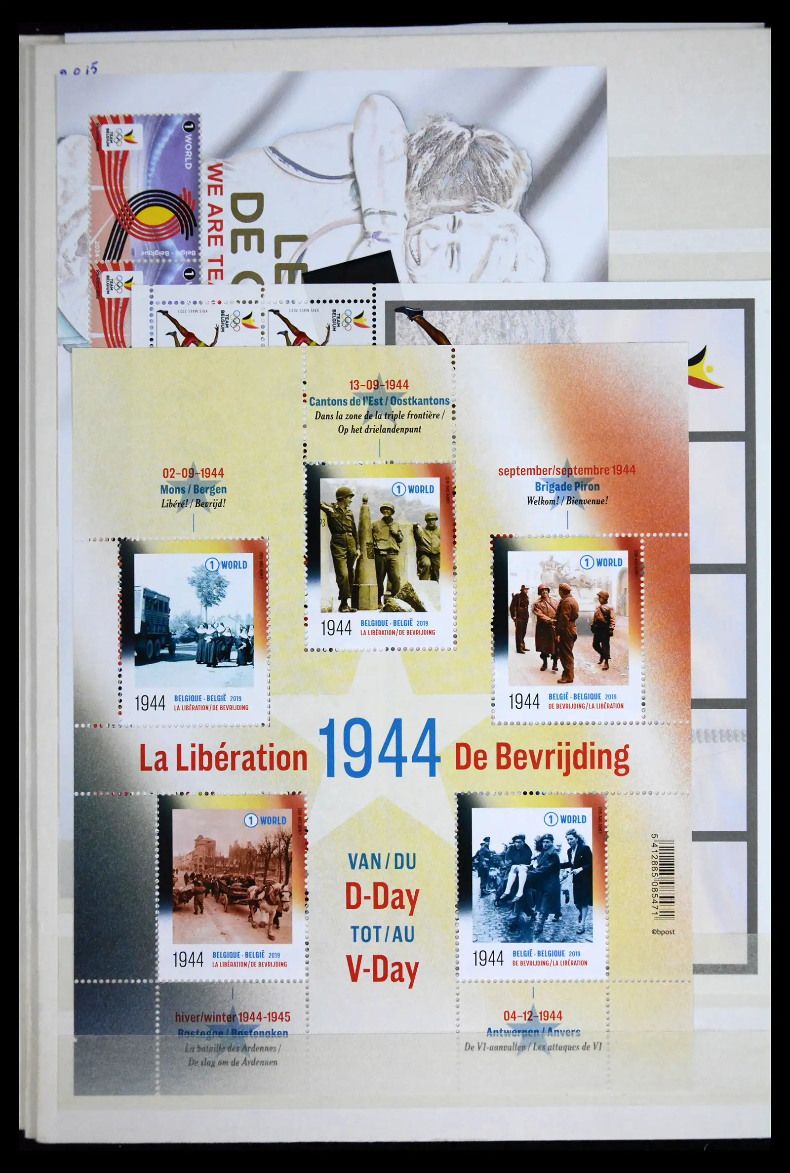 41612 0054 - Stamp collection 41612 Belgium sheetlets/booklet collection 2010-2024!!