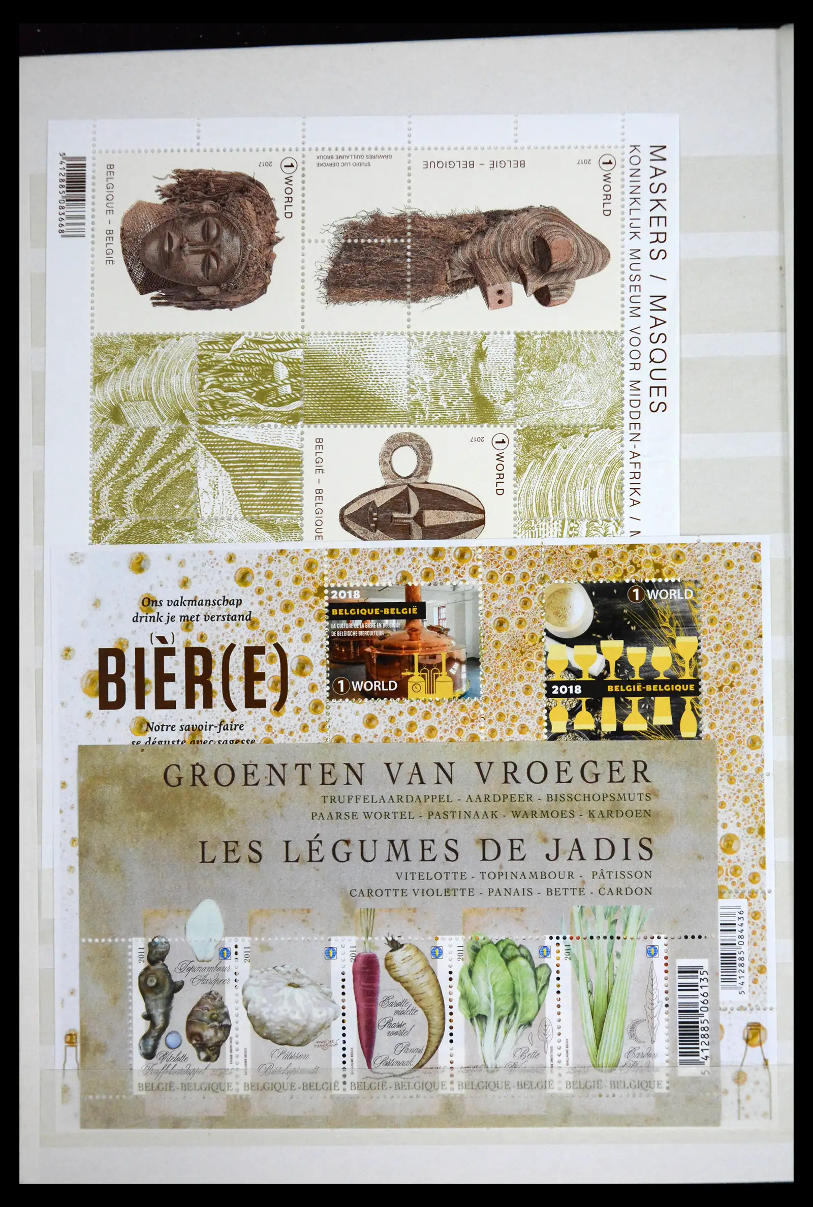 41612 0056 - Stamp collection 41612 Belgium sheetlets/booklet collection 2010-2024!!