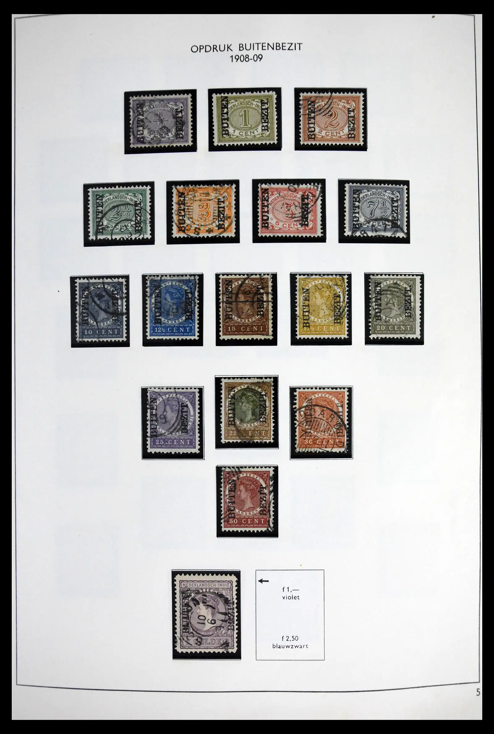 41613 0005 - Stamp collection 41613 Dutch Colonies 1864-1975.