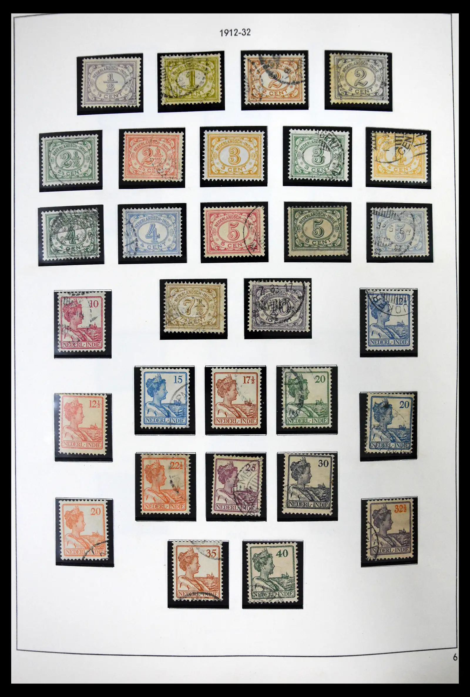 41613 0006 - Stamp collection 41613 Dutch Colonies 1864-1975.