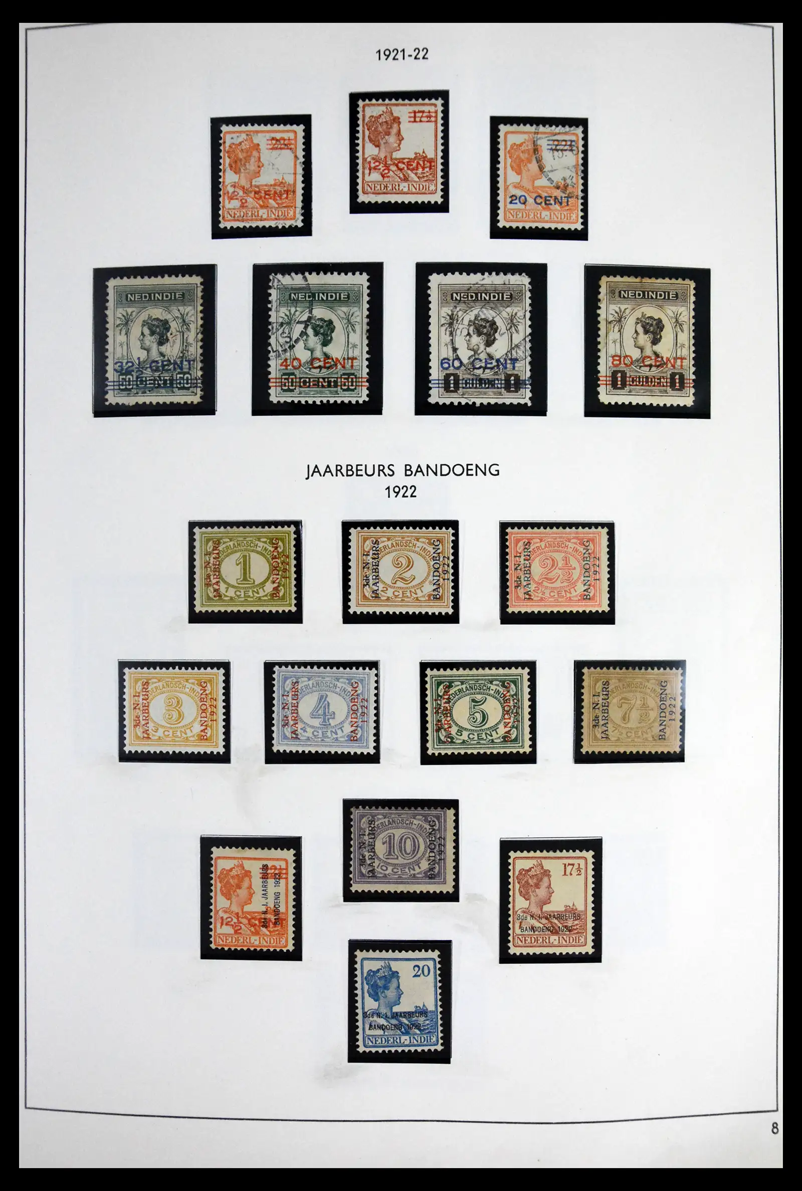 41613 0008 - Stamp collection 41613 Dutch Colonies 1864-1975.