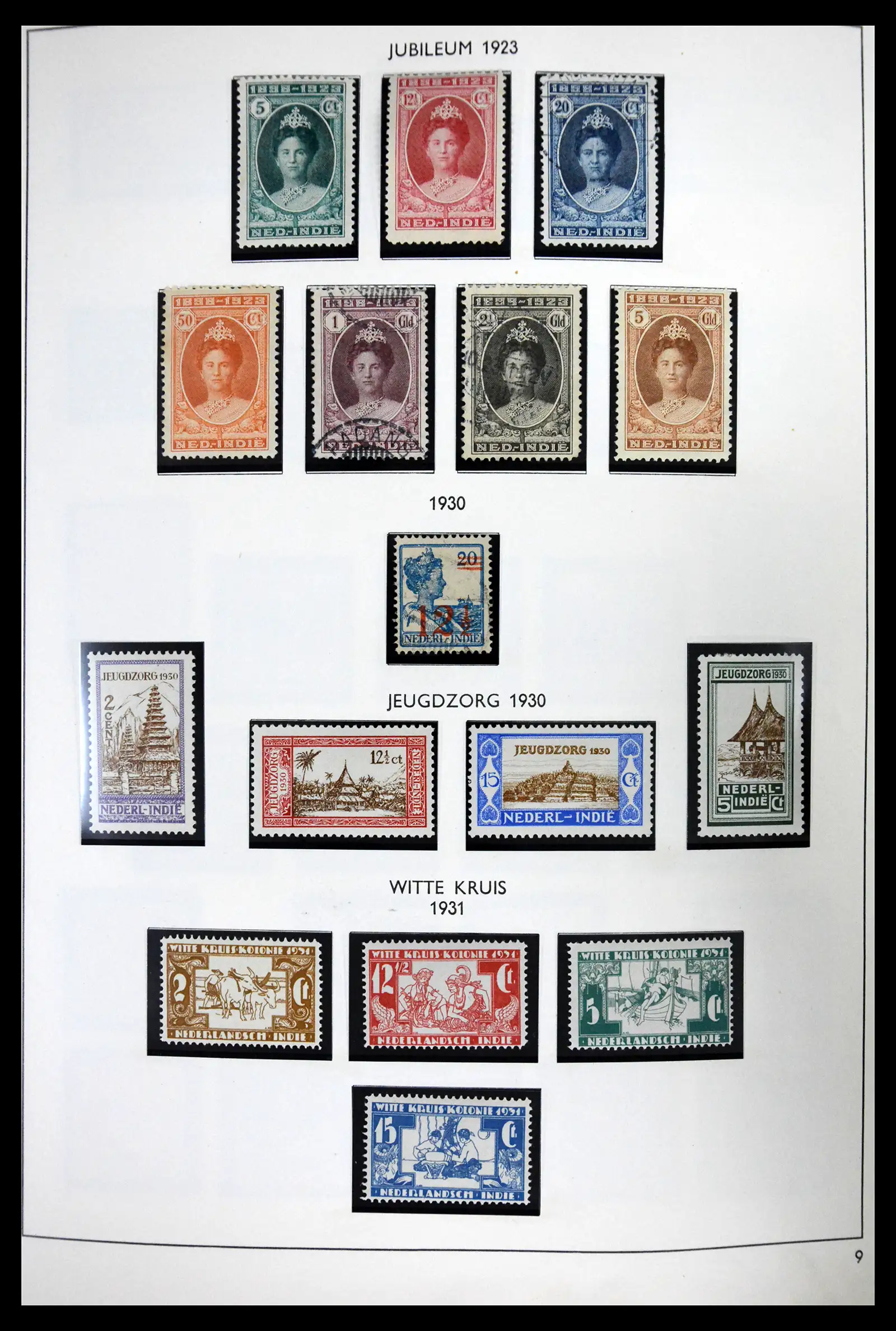 41613 0009 - Stamp collection 41613 Dutch Colonies 1864-1975.