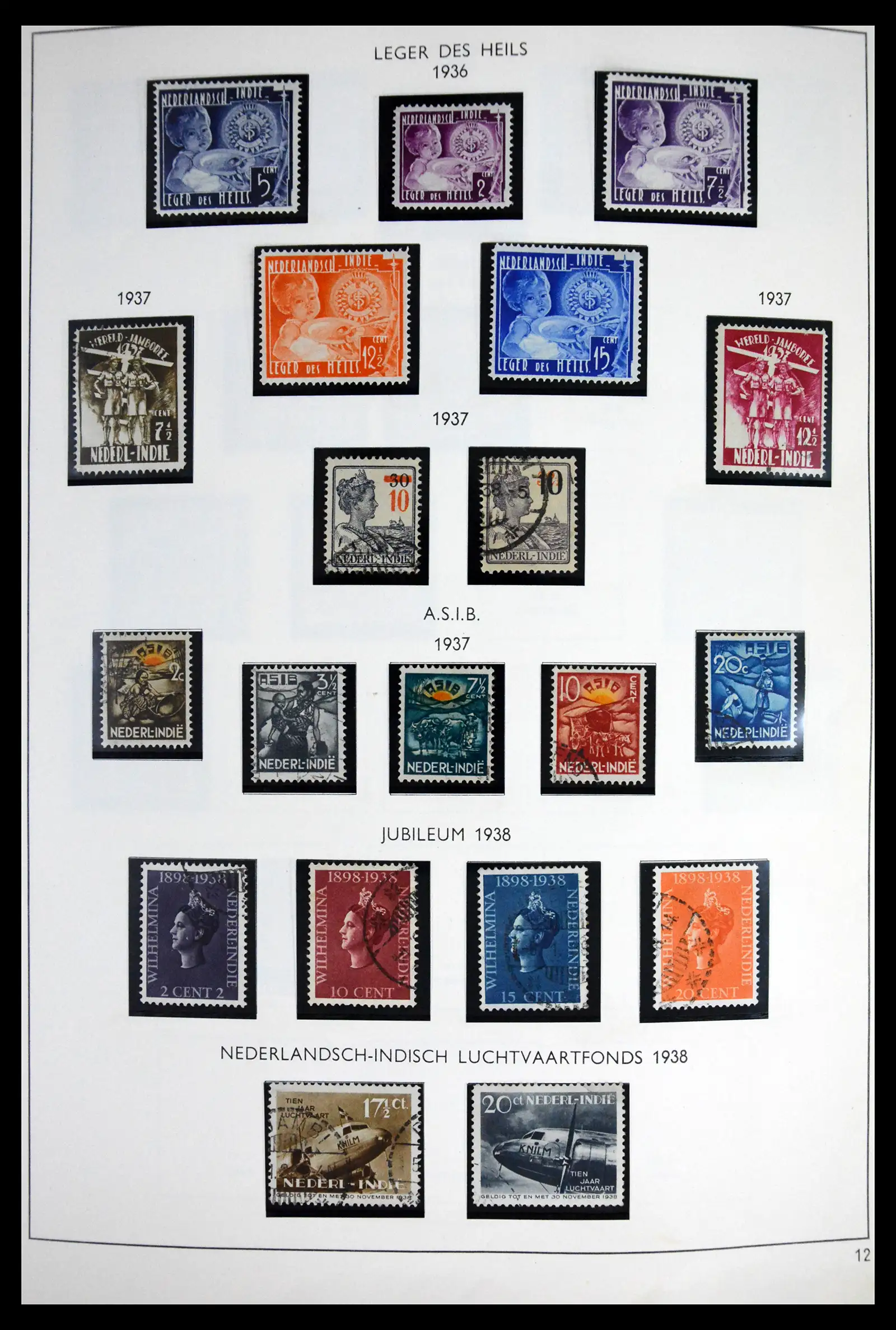 41613 0012 - Stamp collection 41613 Dutch Colonies 1864-1975.
