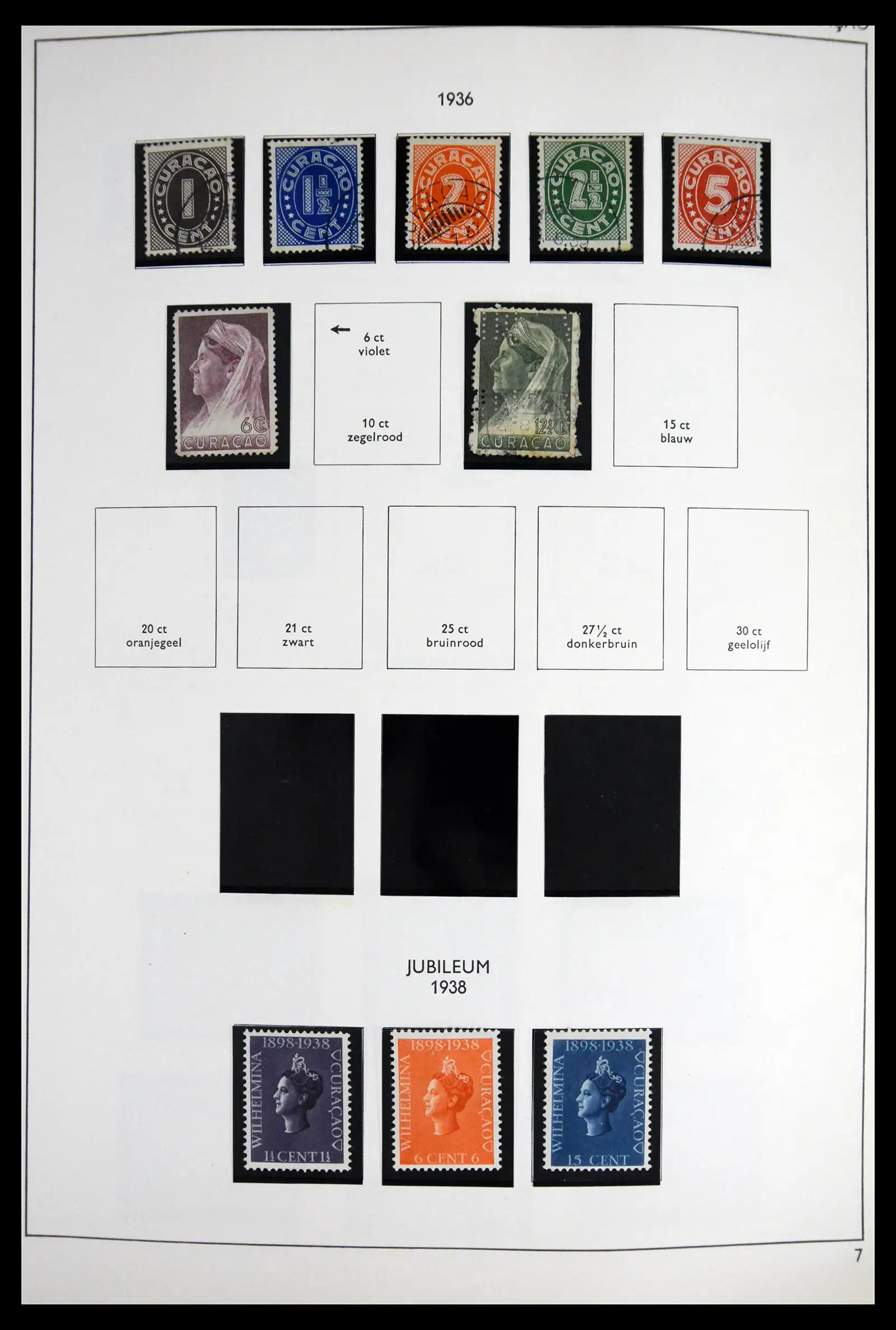 41613 0034 - Stamp collection 41613 Dutch Colonies 1864-1975.