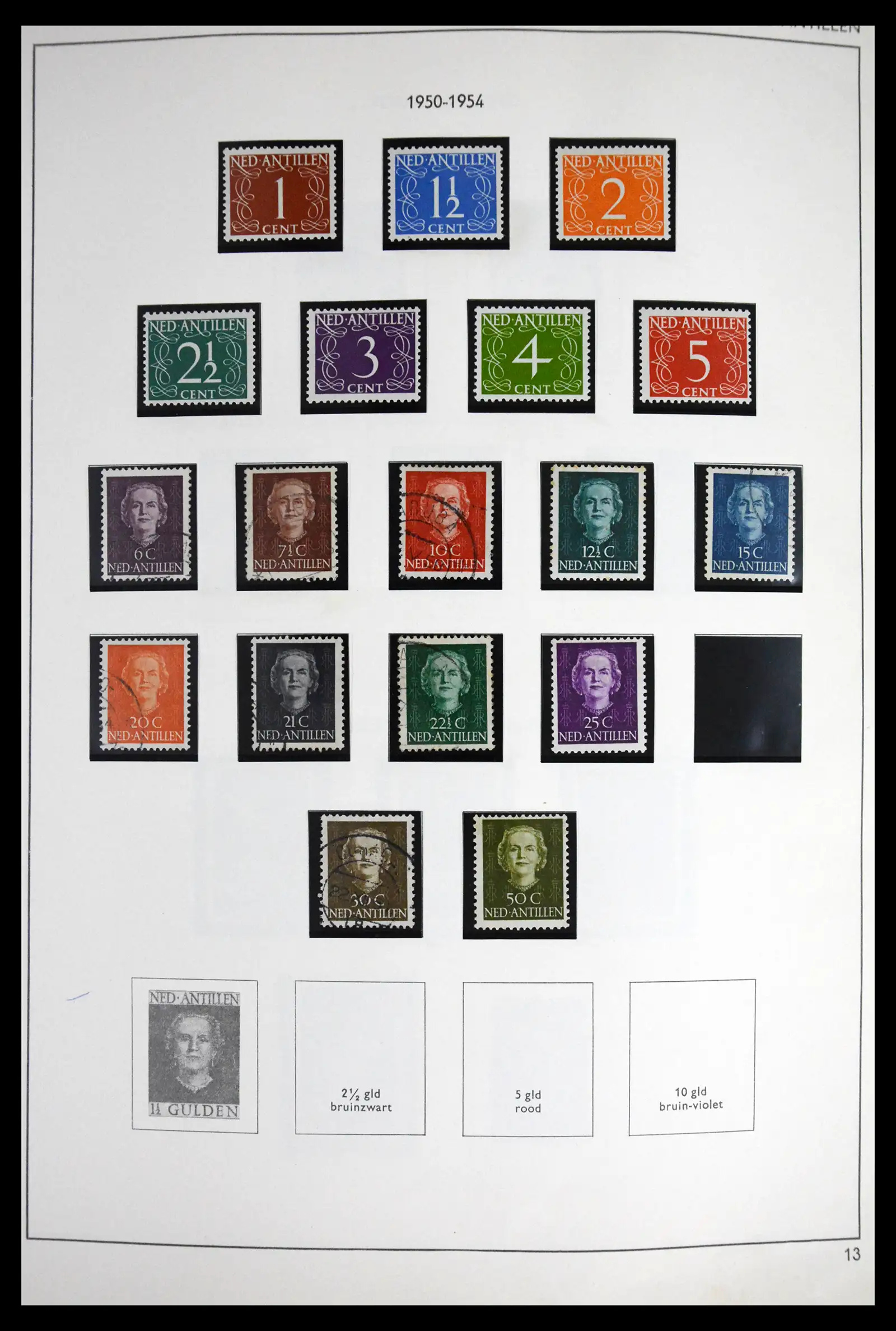 41613 0040 - Stamp collection 41613 Dutch Colonies 1864-1975.