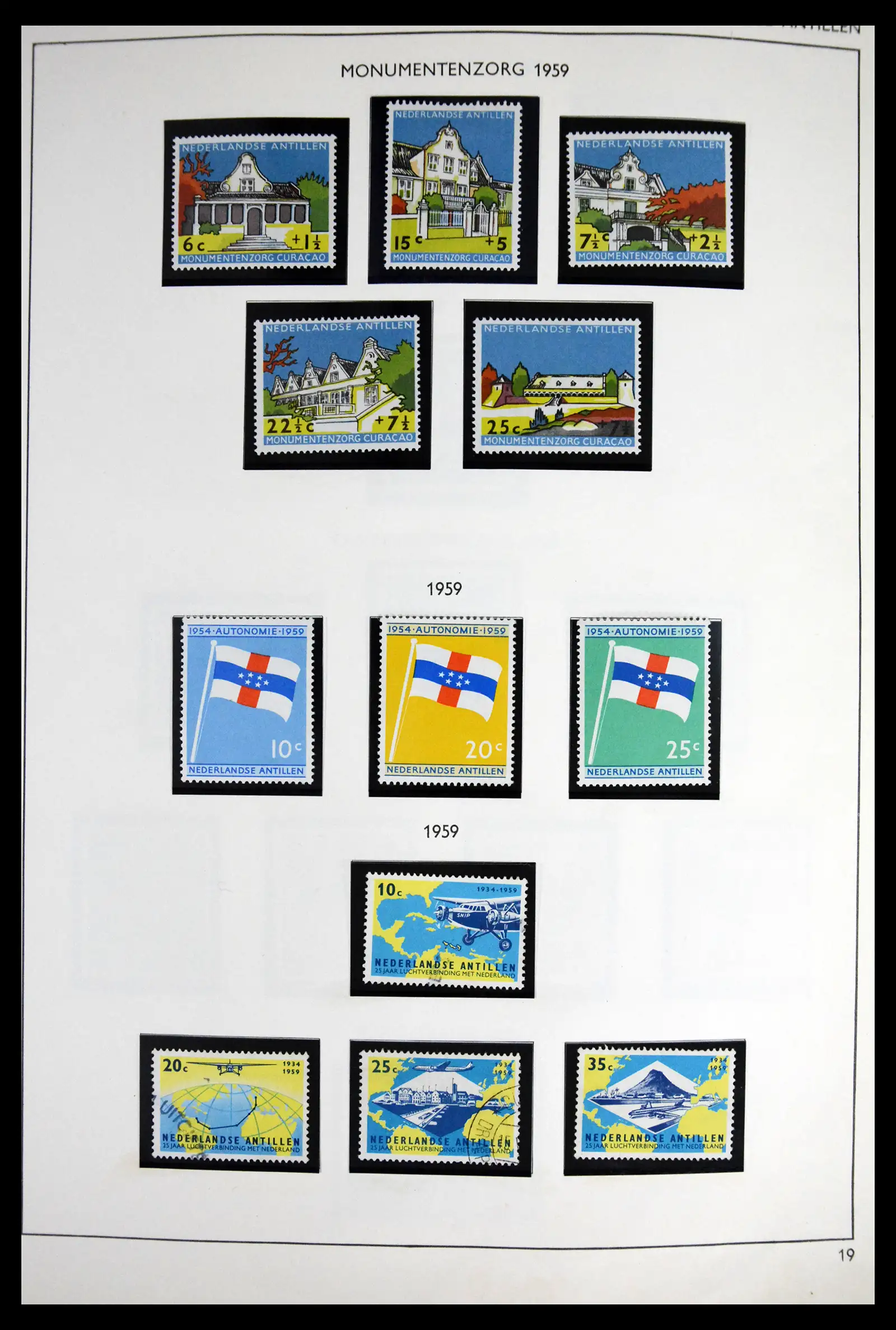 41613 0046 - Stamp collection 41613 Dutch Colonies 1864-1975.