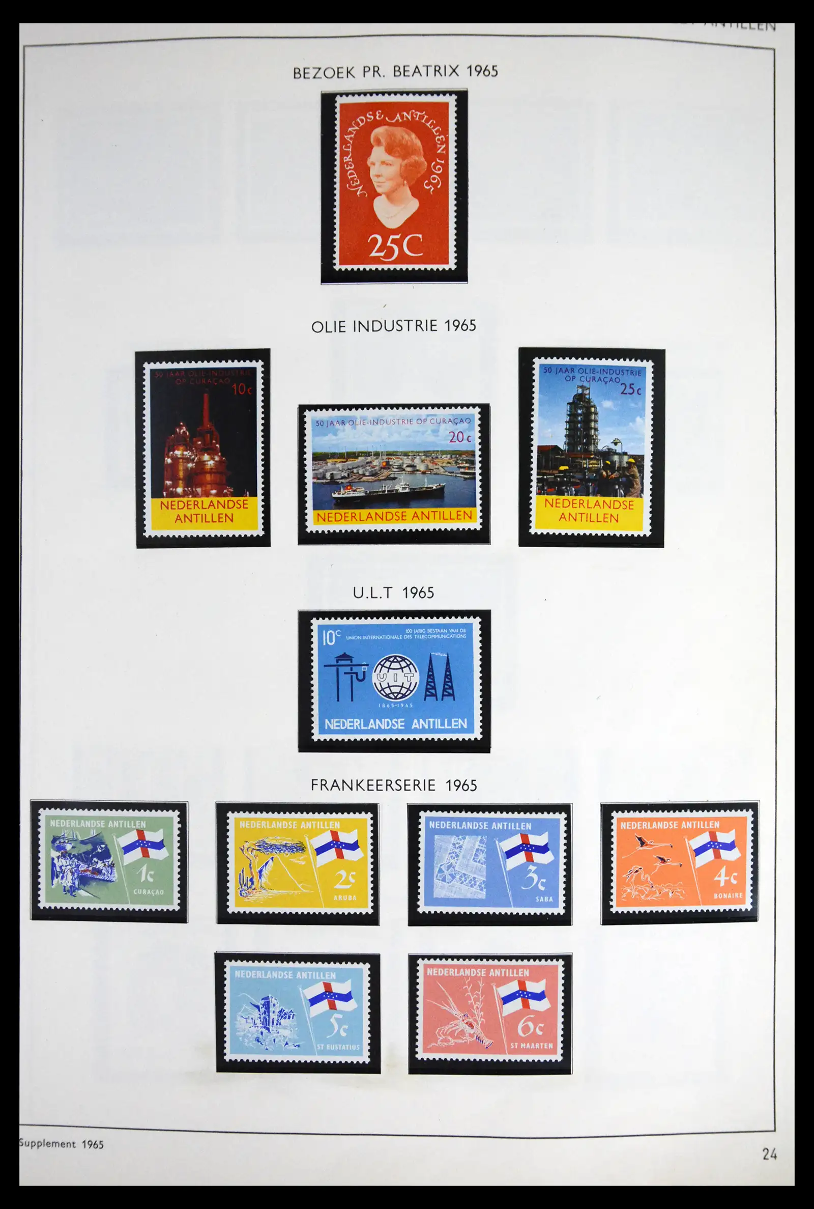 41613 0051 - Stamp collection 41613 Dutch Colonies 1864-1975.