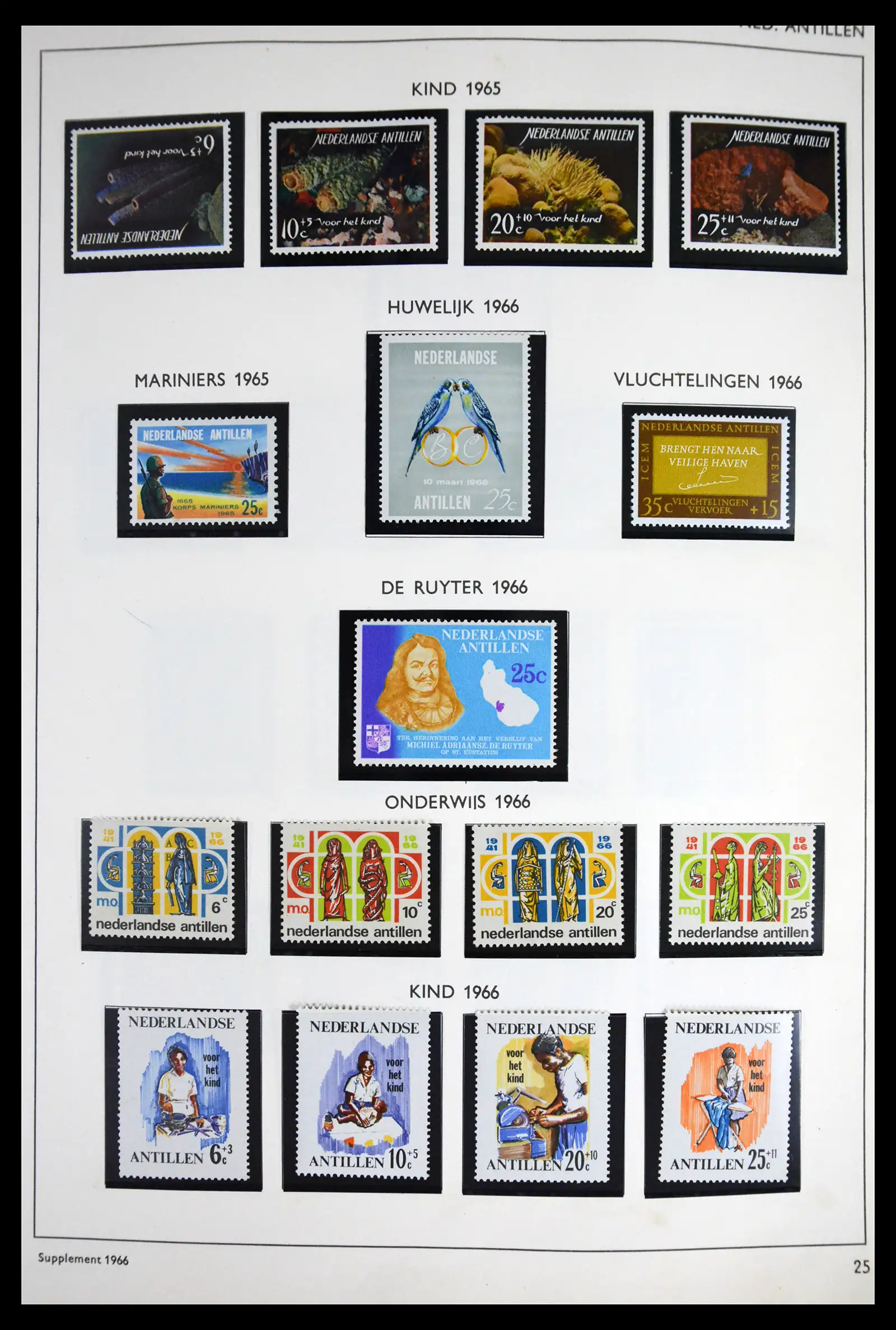 41613 0052 - Stamp collection 41613 Dutch Colonies 1864-1975.