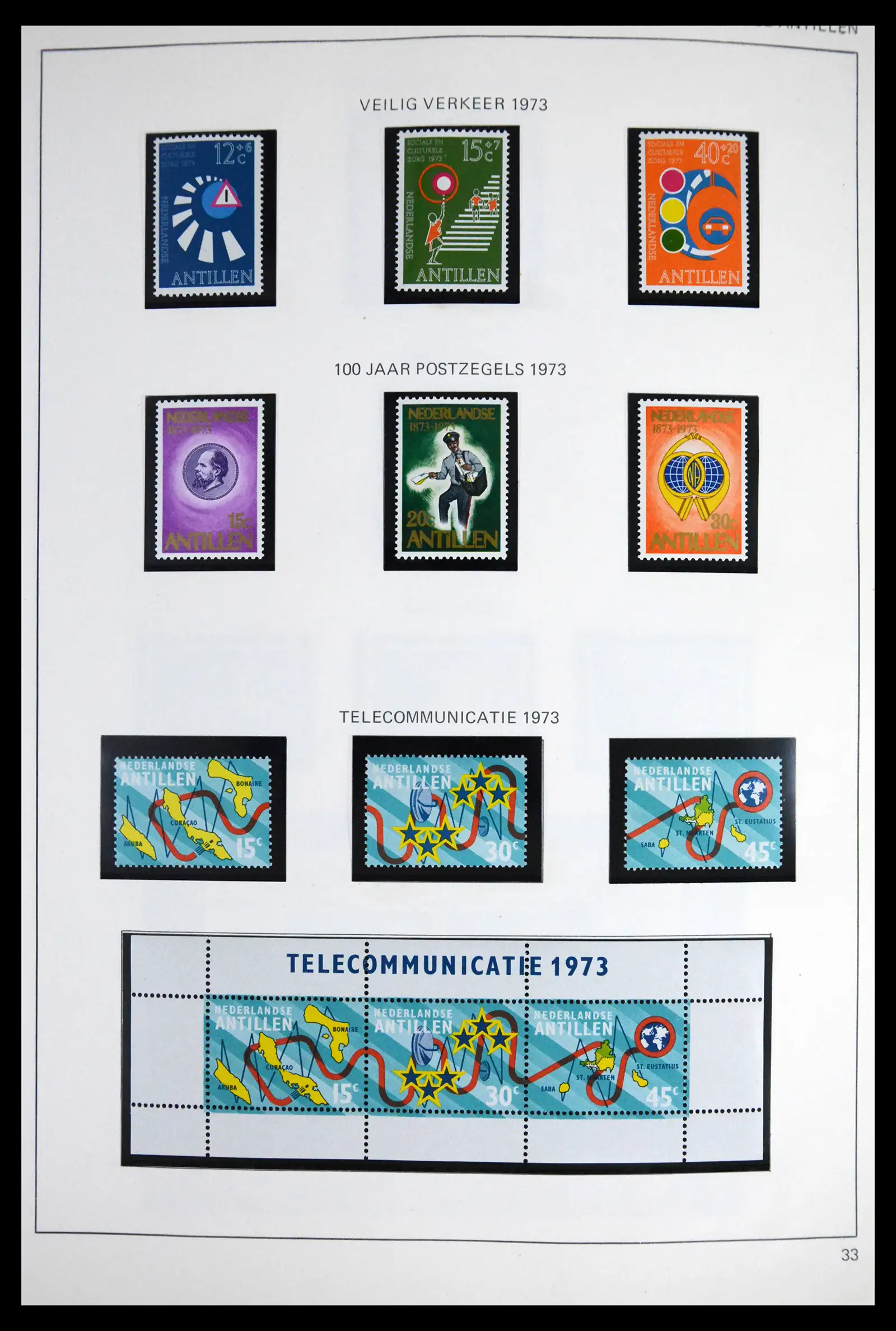 41613 0060 - Stamp collection 41613 Dutch Colonies 1864-1975.