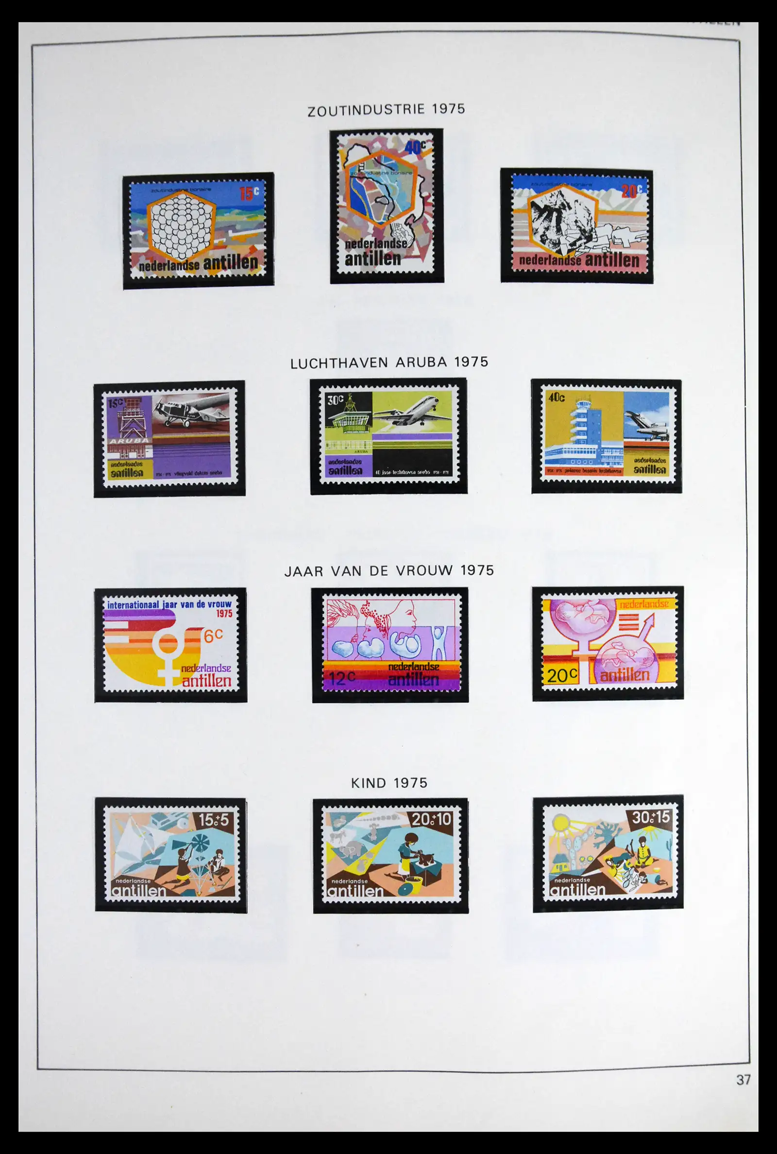 41613 0064 - Stamp collection 41613 Dutch Colonies 1864-1975.