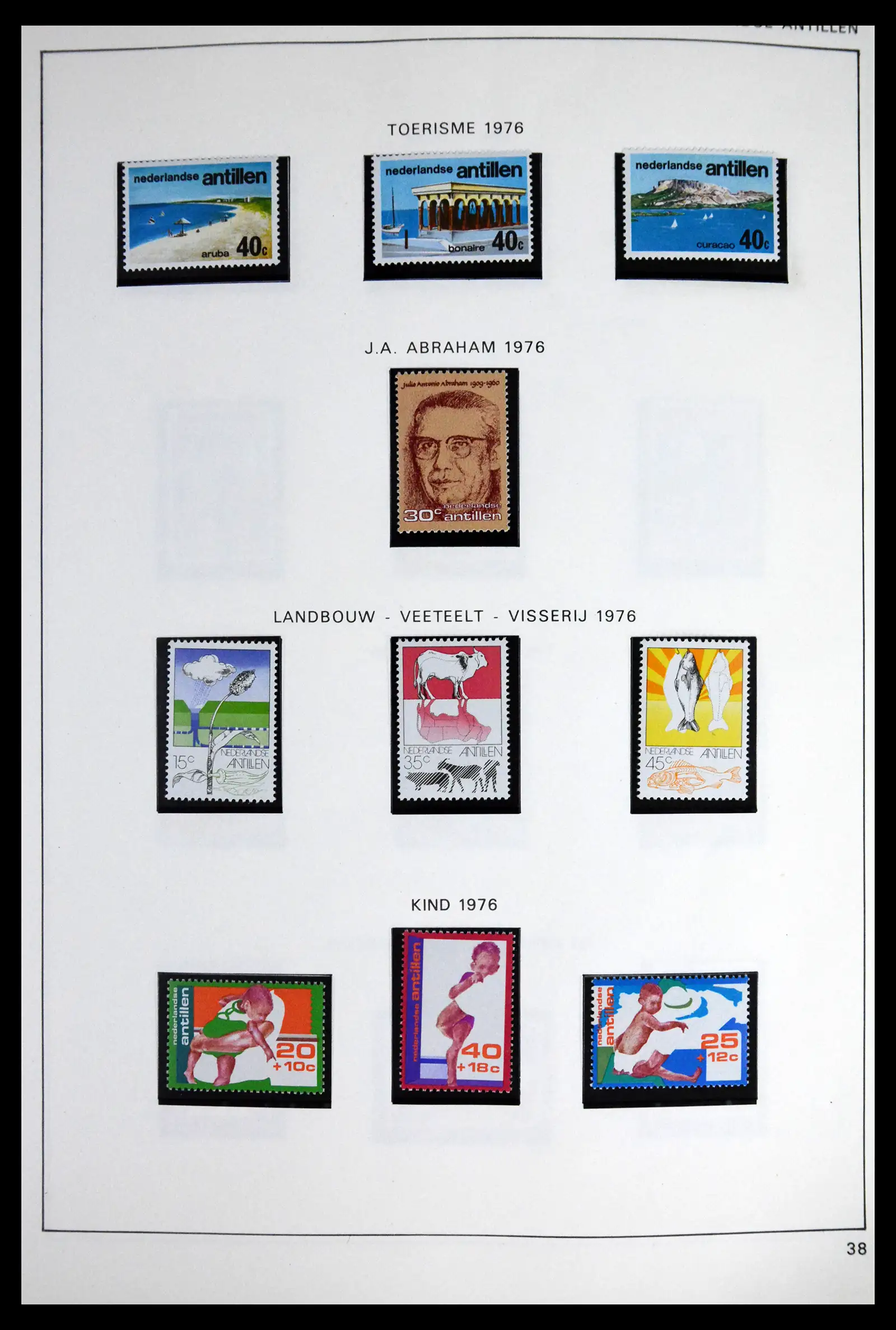 41613 0065 - Stamp collection 41613 Dutch Colonies 1864-1975.