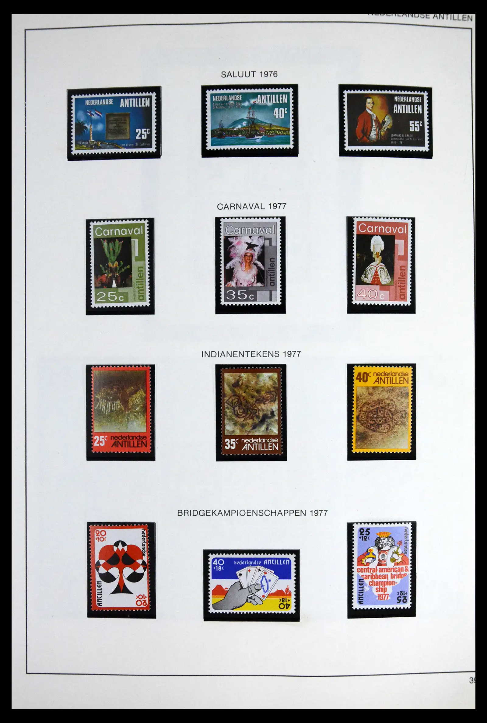 41613 0066 - Stamp collection 41613 Dutch Colonies 1864-1975.