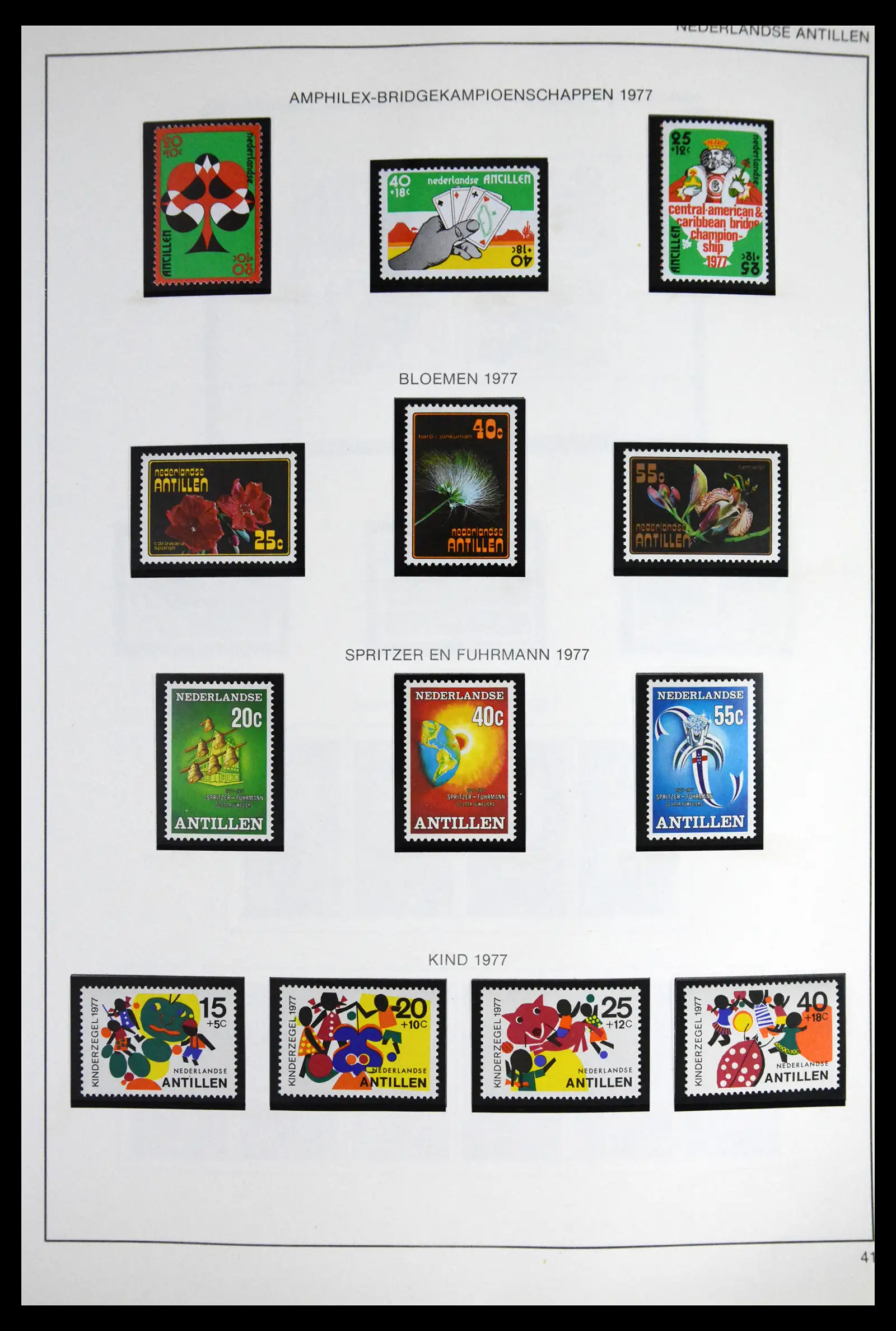 41613 0068 - Stamp collection 41613 Dutch Colonies 1864-1975.