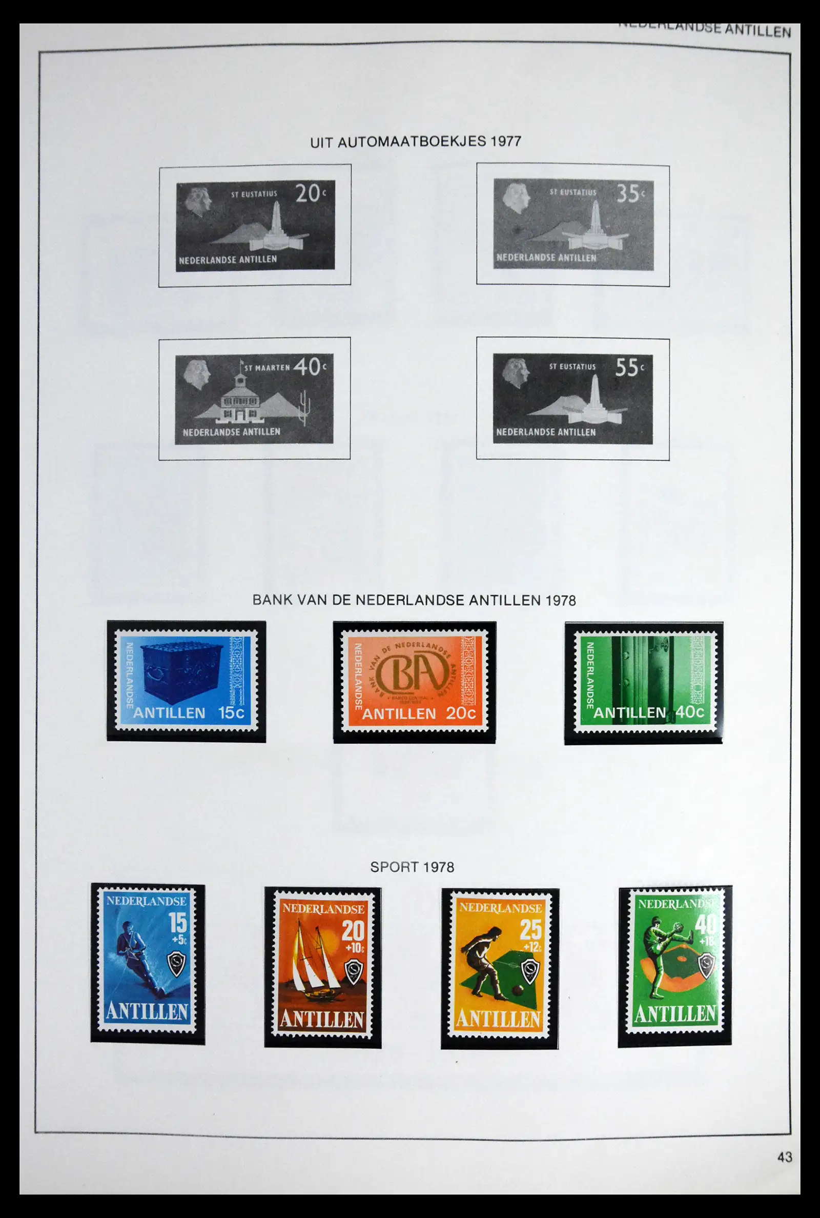 41613 0070 - Stamp collection 41613 Dutch Colonies 1864-1975.