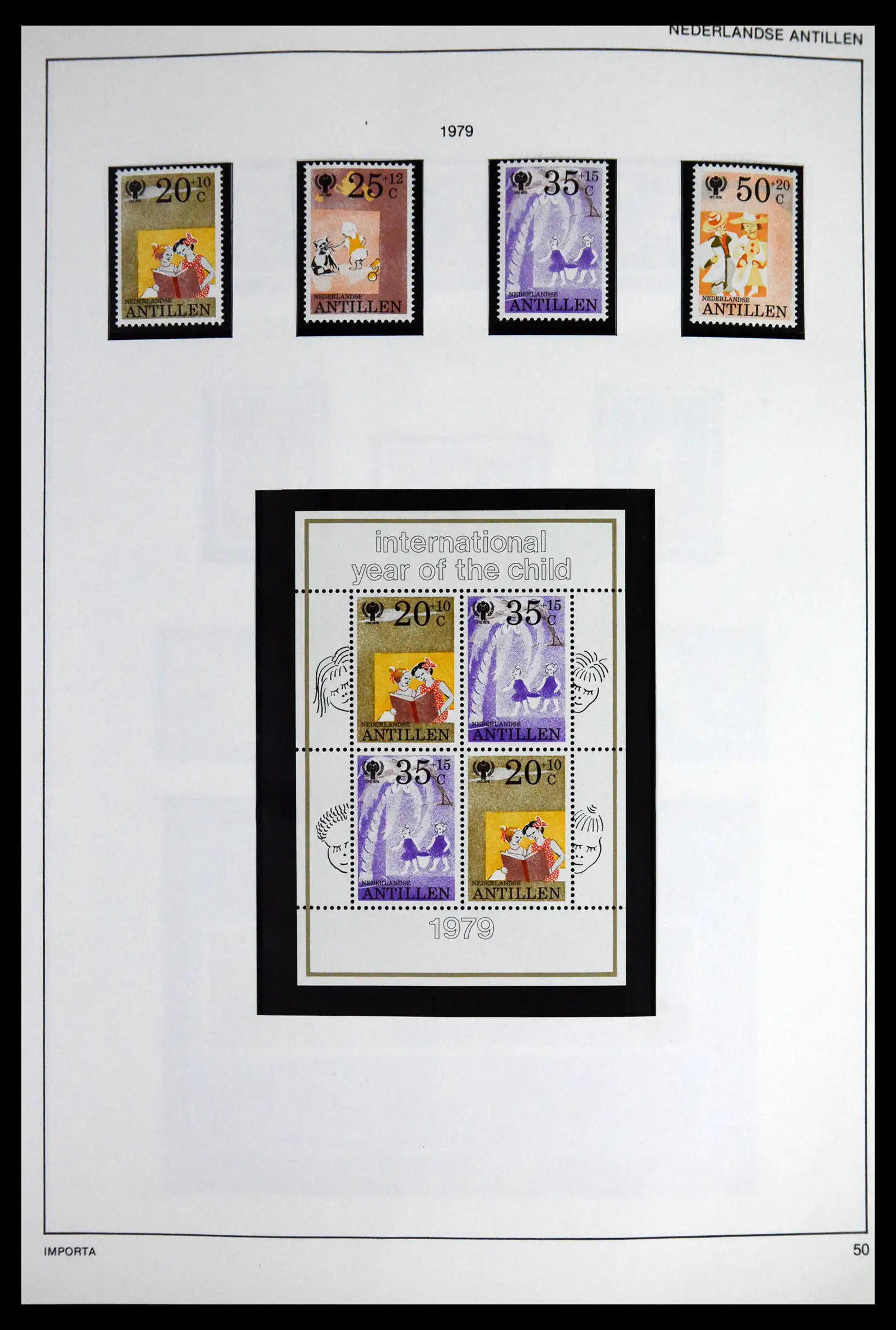 41613 0076 - Stamp collection 41613 Dutch Colonies 1864-1975.