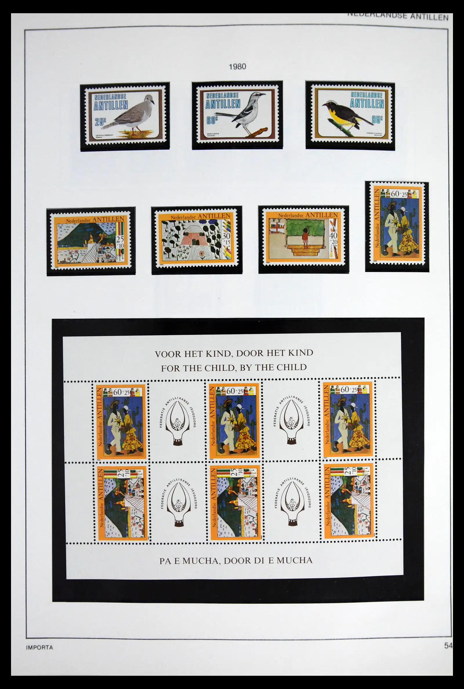 41613 0080 - Stamp collection 41613 Dutch Colonies 1864-1975.