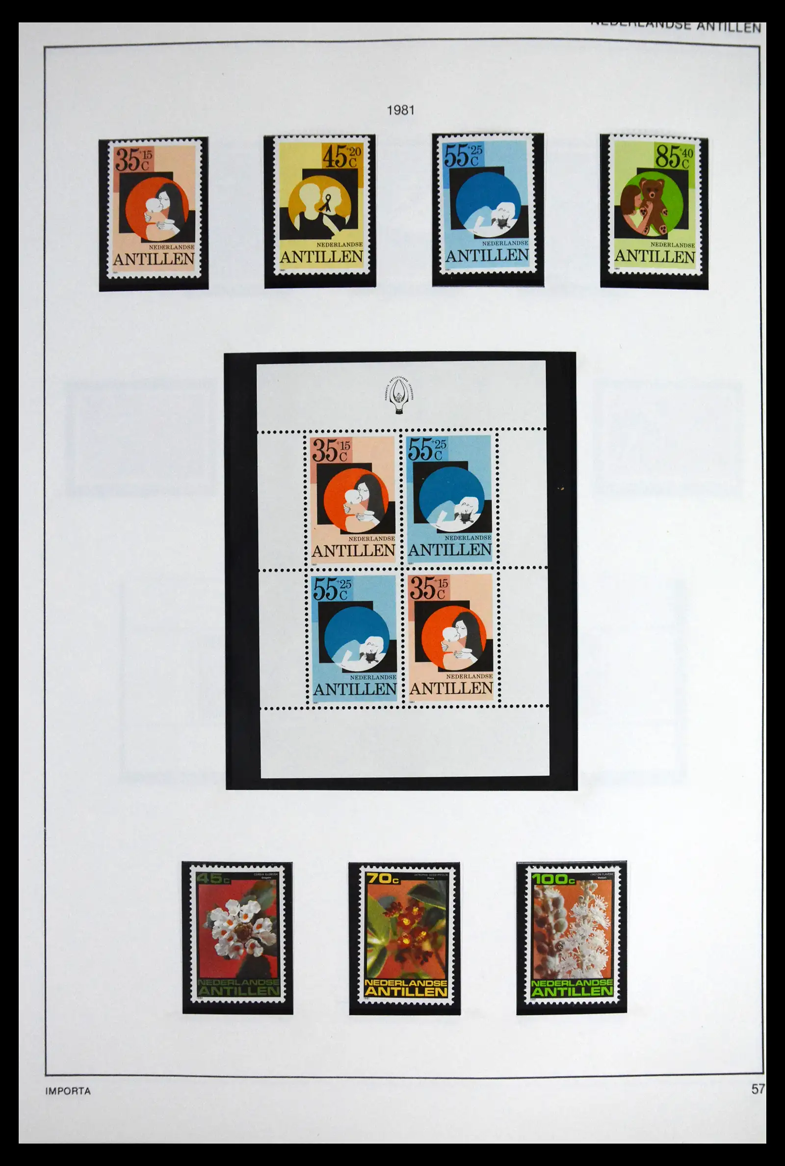 41613 0083 - Stamp collection 41613 Dutch Colonies 1864-1975.