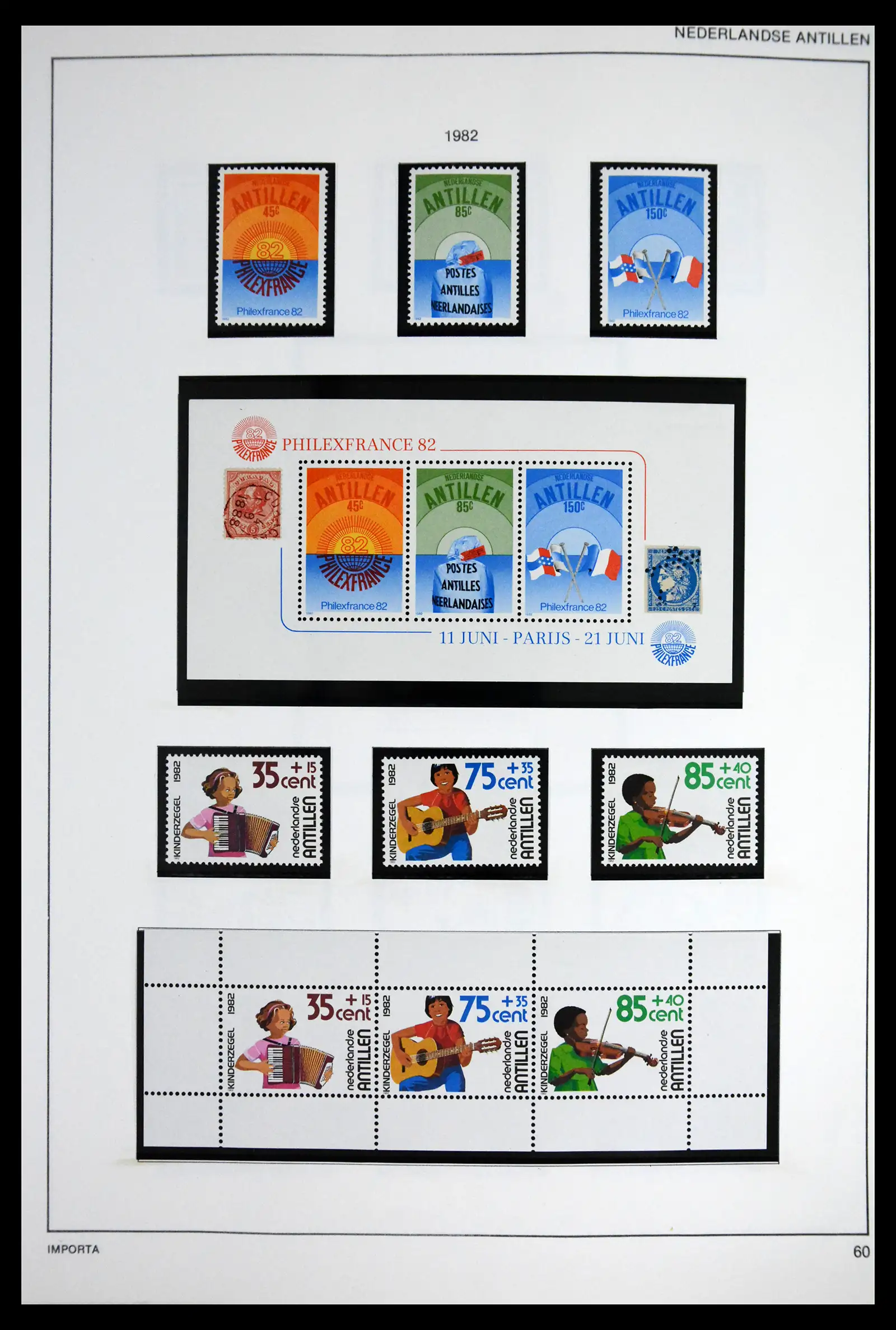 41613 0086 - Stamp collection 41613 Dutch Colonies 1864-1975.