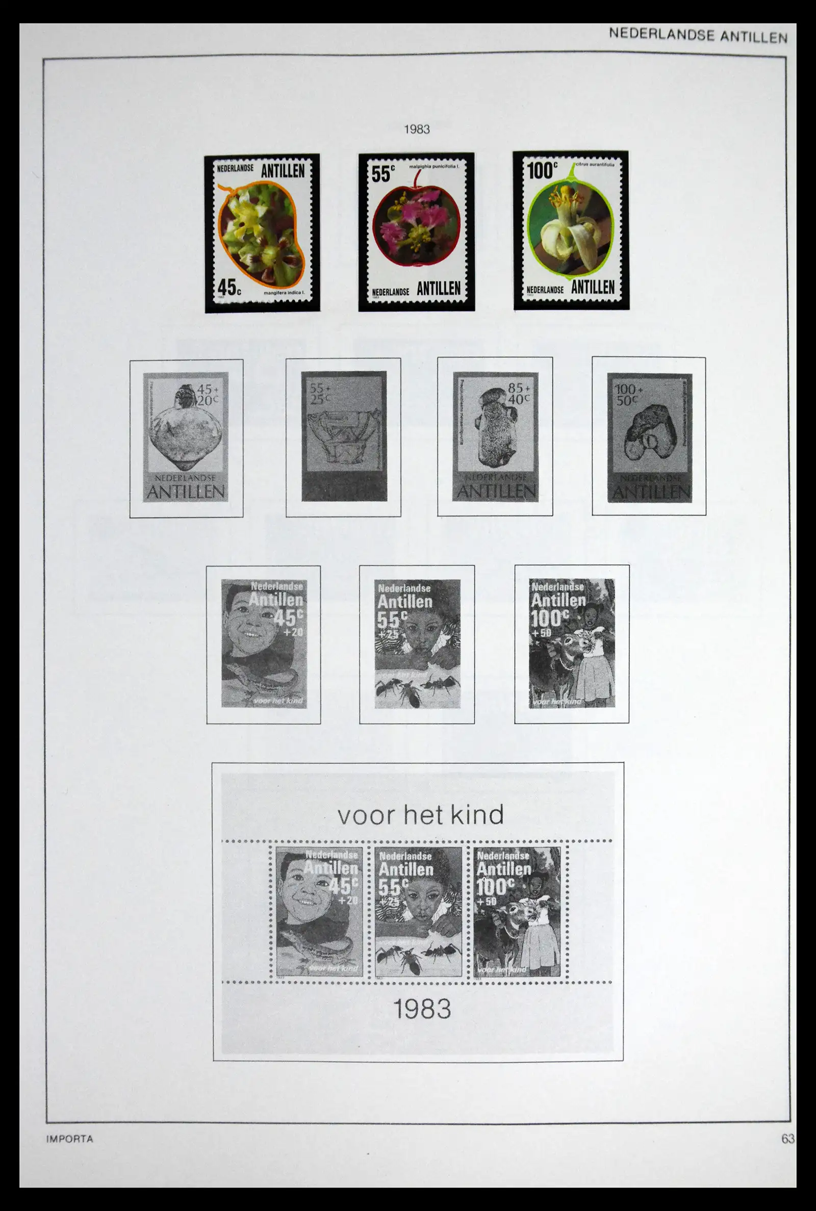 41613 0089 - Stamp collection 41613 Dutch Colonies 1864-1975.