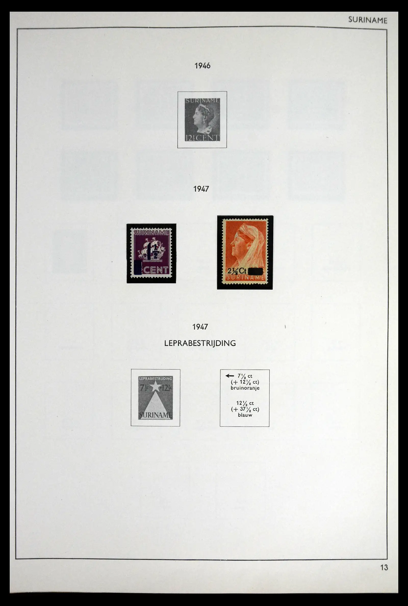 41613 0096 - Stamp collection 41613 Dutch Colonies 1864-1975.