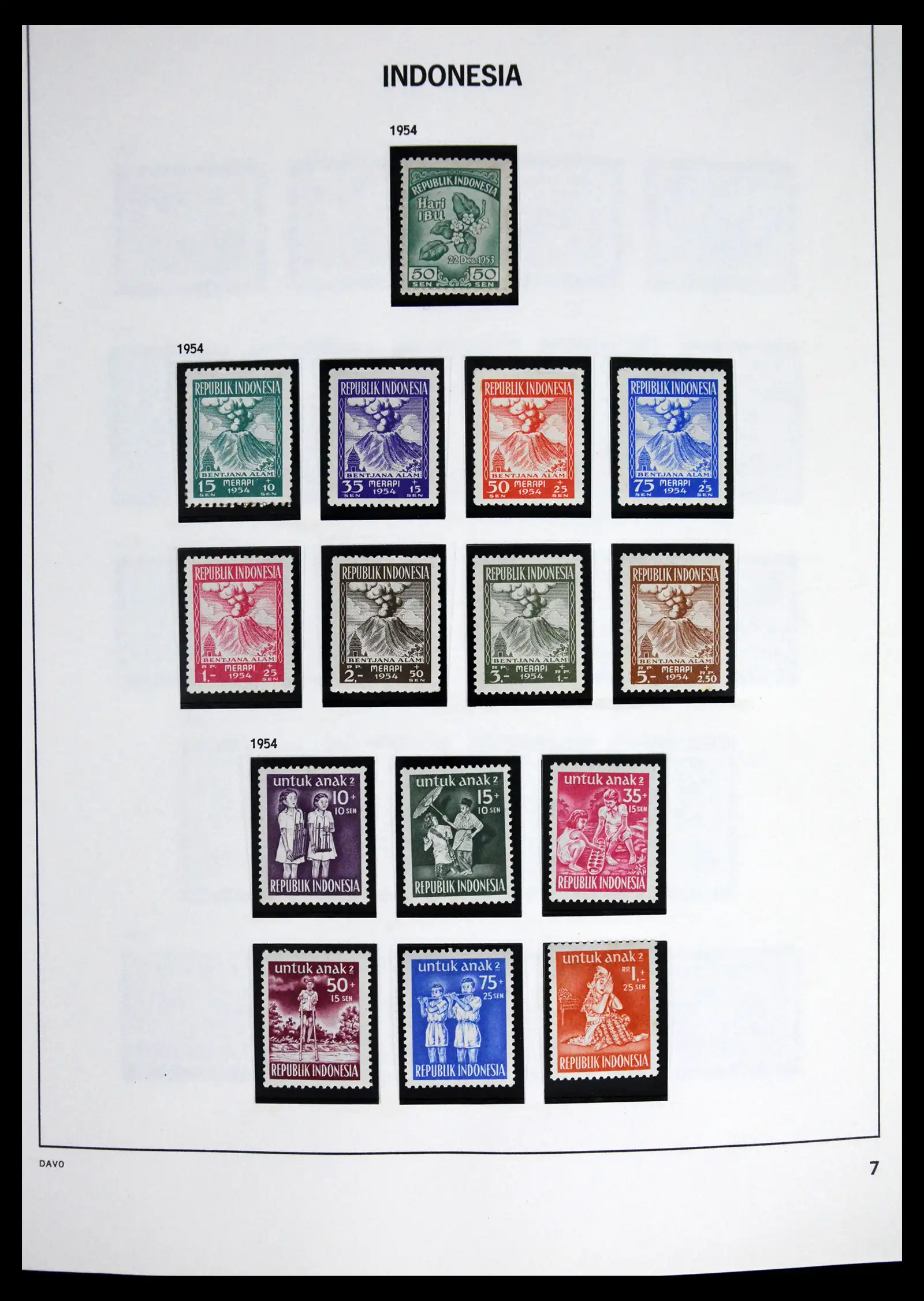 41614 0007 - Stamp collection 41614 Indonesia 1949-1982.