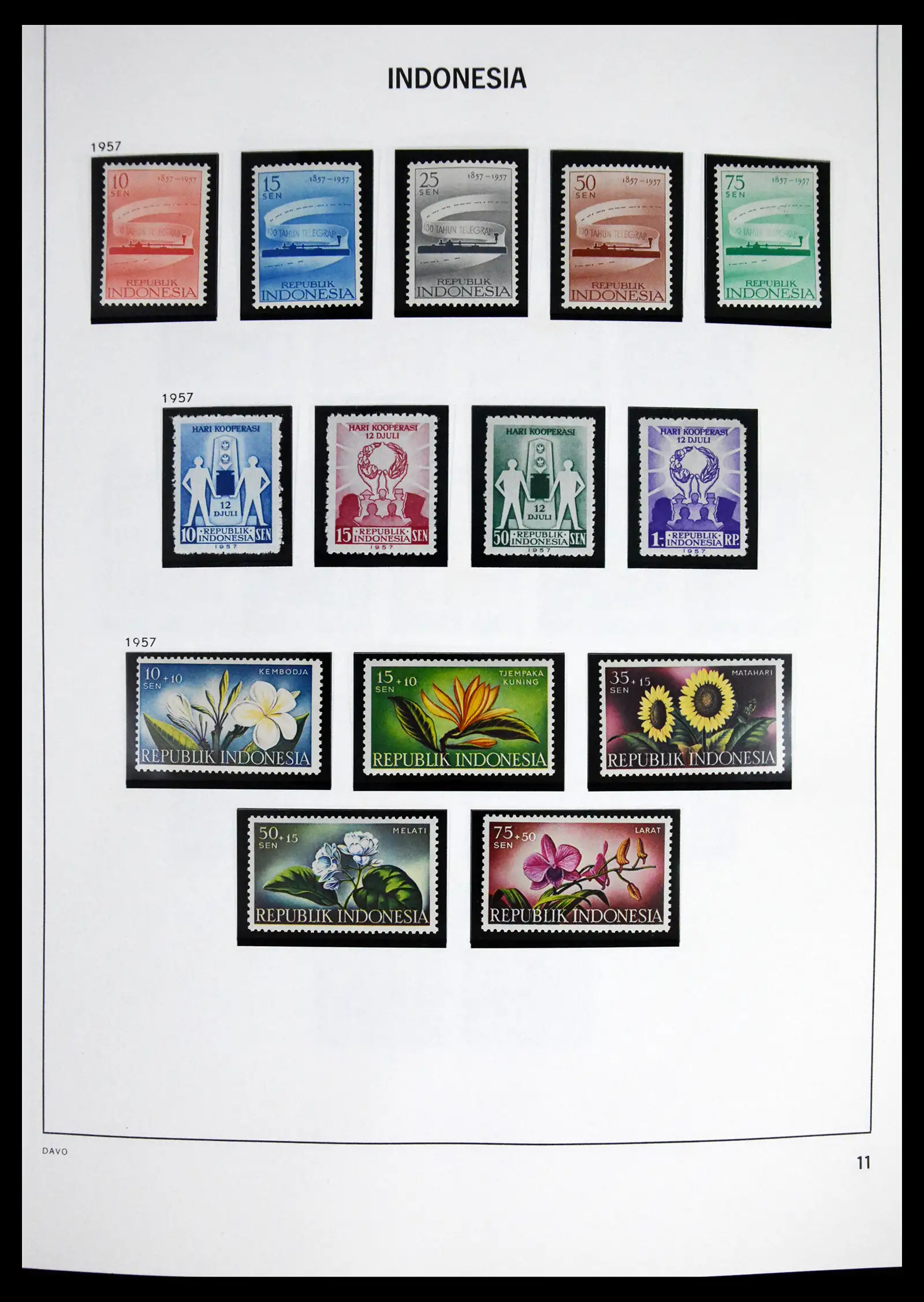 41614 0011 - Stamp collection 41614 Indonesia 1949-1982.