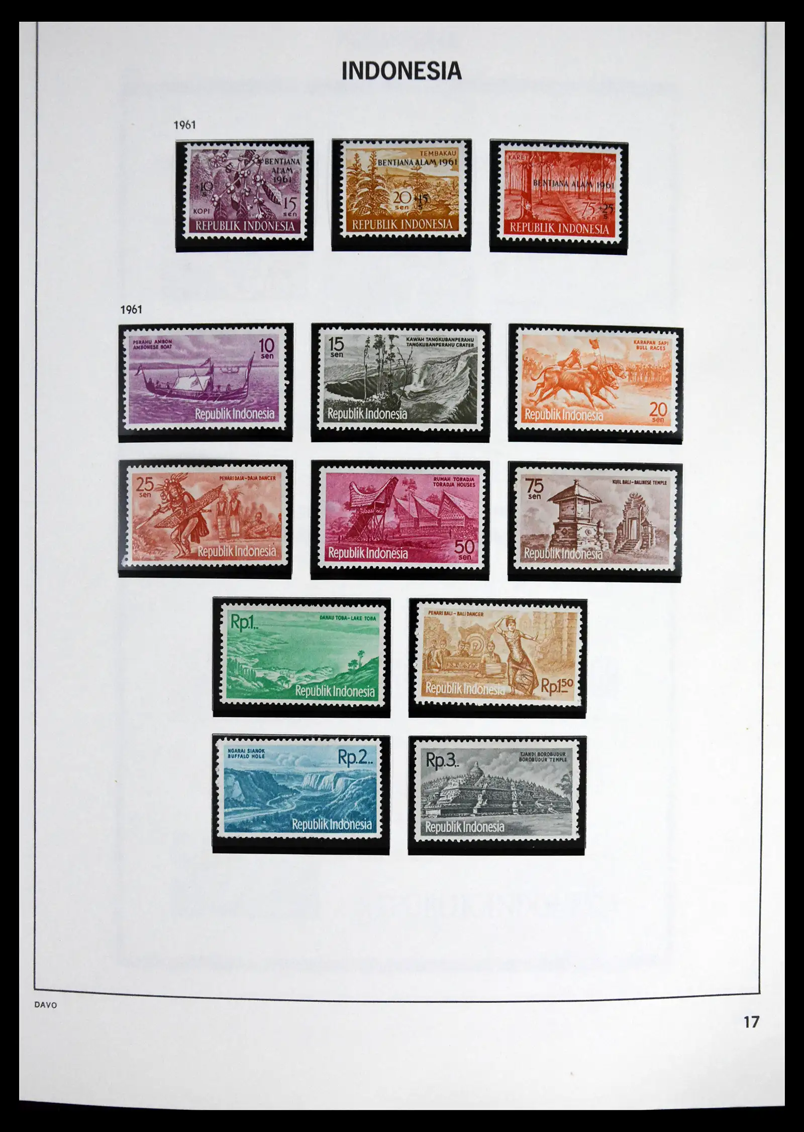 41614 0017 - Stamp collection 41614 Indonesia 1949-1982.