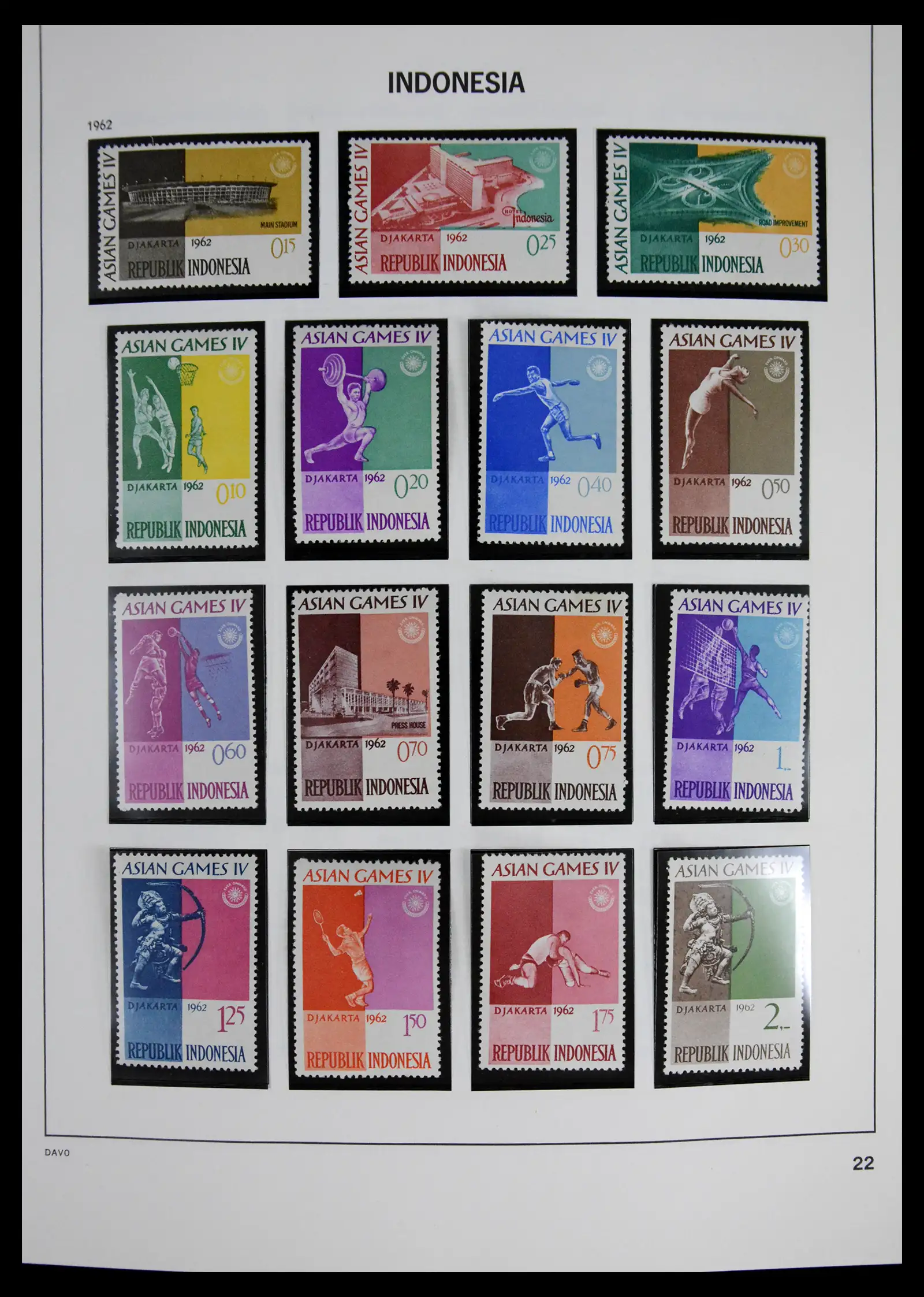 41614 0024 - Stamp collection 41614 Indonesia 1949-1982.