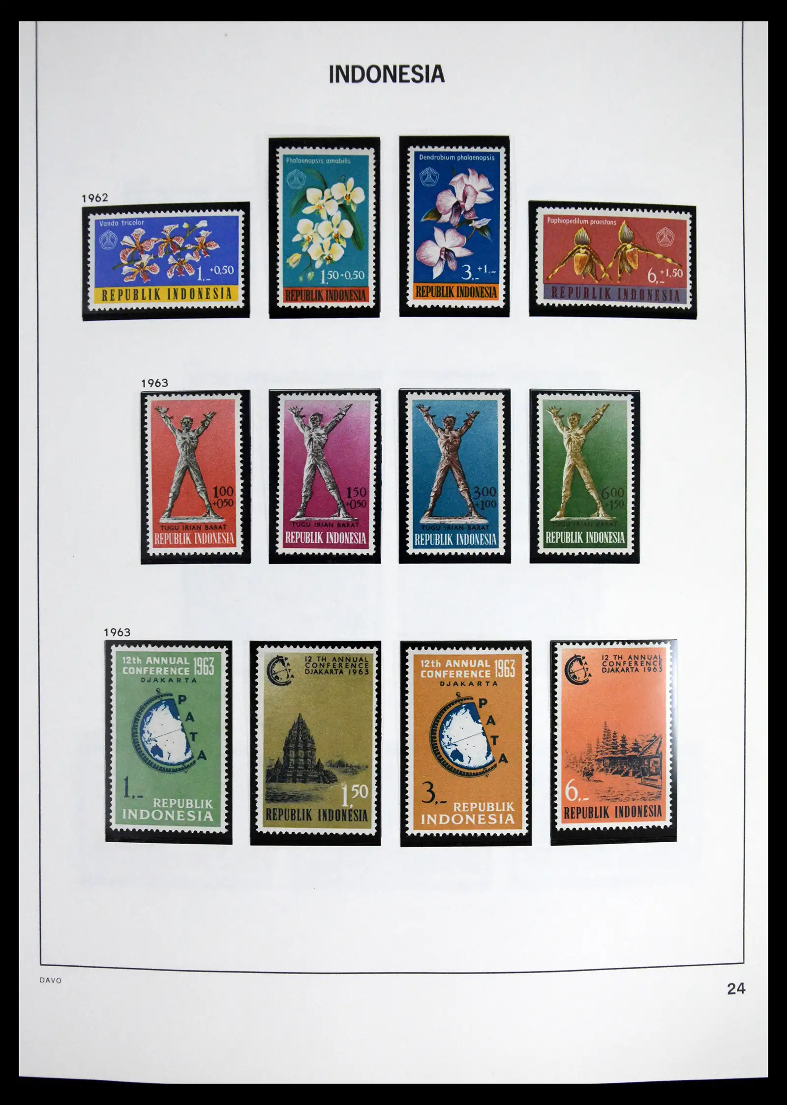 41614 0026 - Stamp collection 41614 Indonesia 1949-1982.