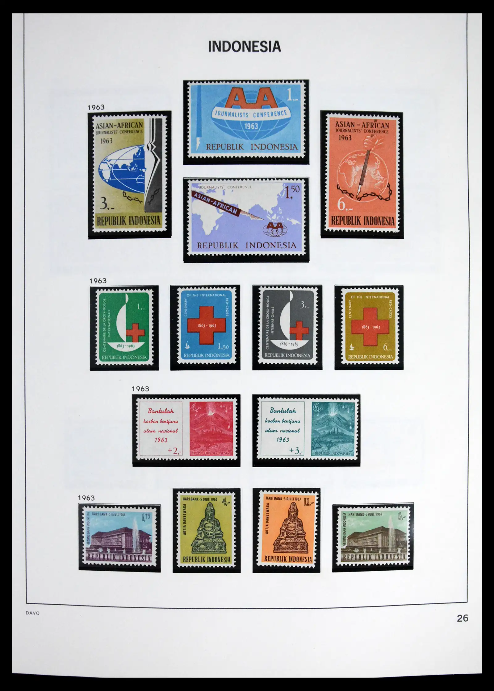 41614 0028 - Stamp collection 41614 Indonesia 1949-1982.