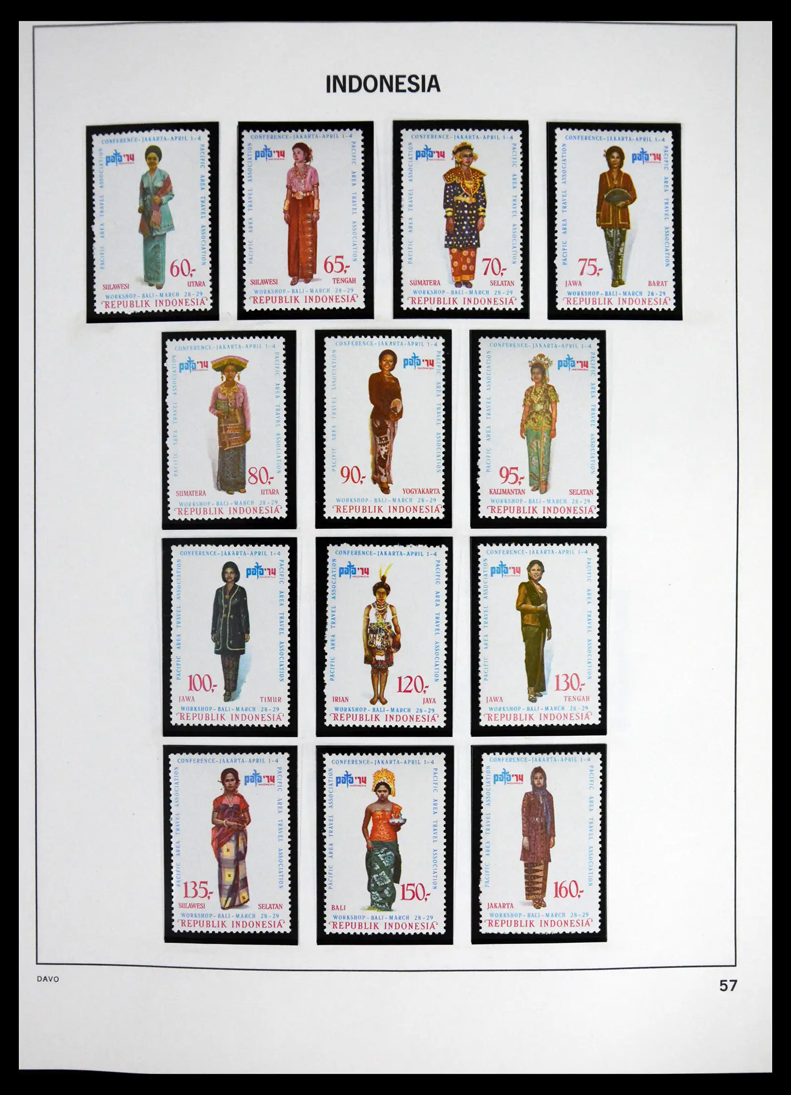 41614 0059 - Stamp collection 41614 Indonesia 1949-1982.