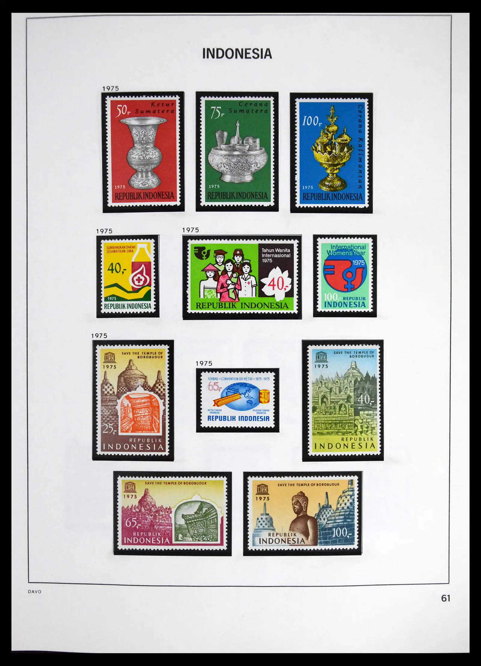 41614 0063 - Stamp collection 41614 Indonesia 1949-1982.