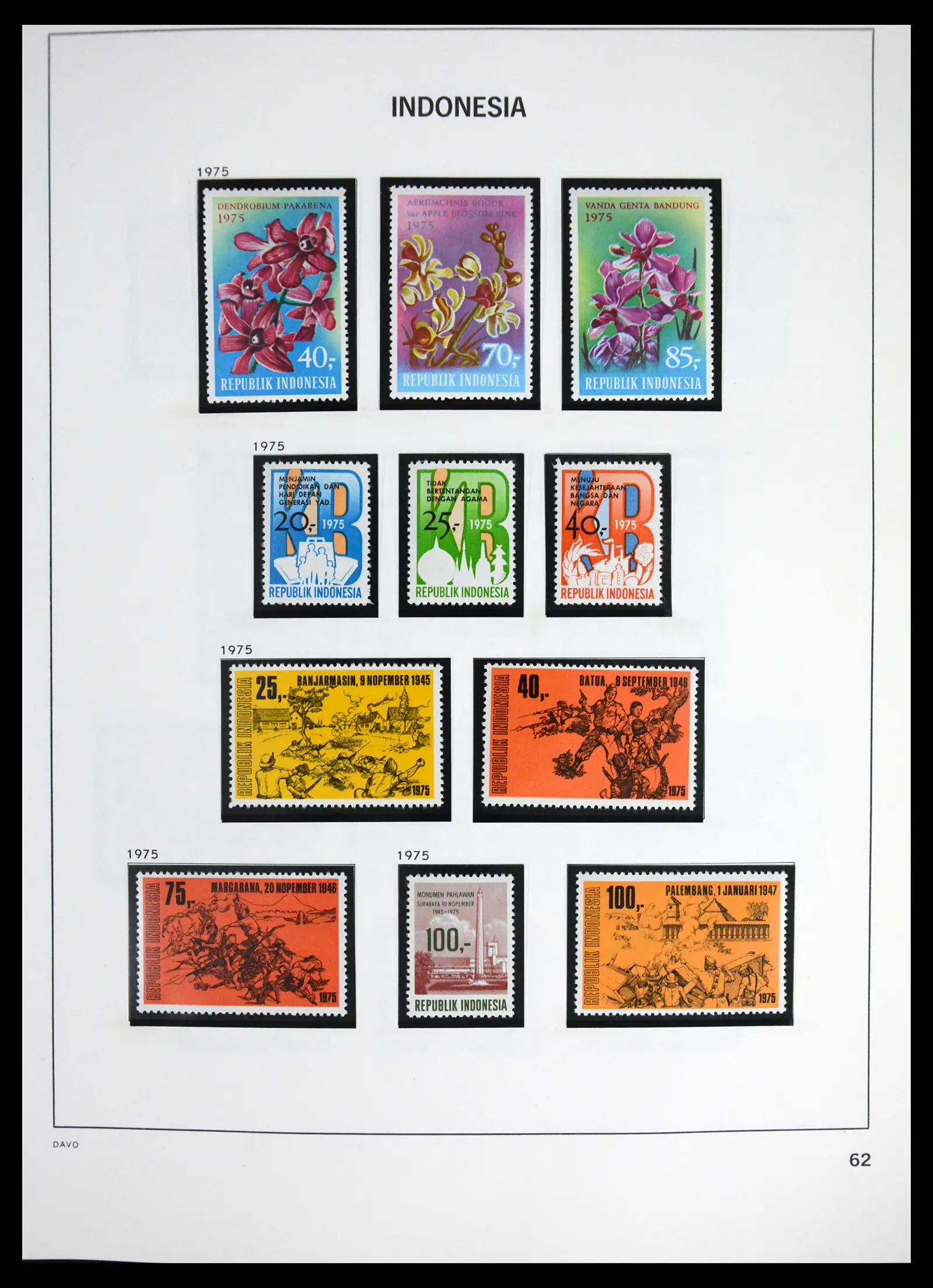 41614 0064 - Stamp collection 41614 Indonesia 1949-1982.