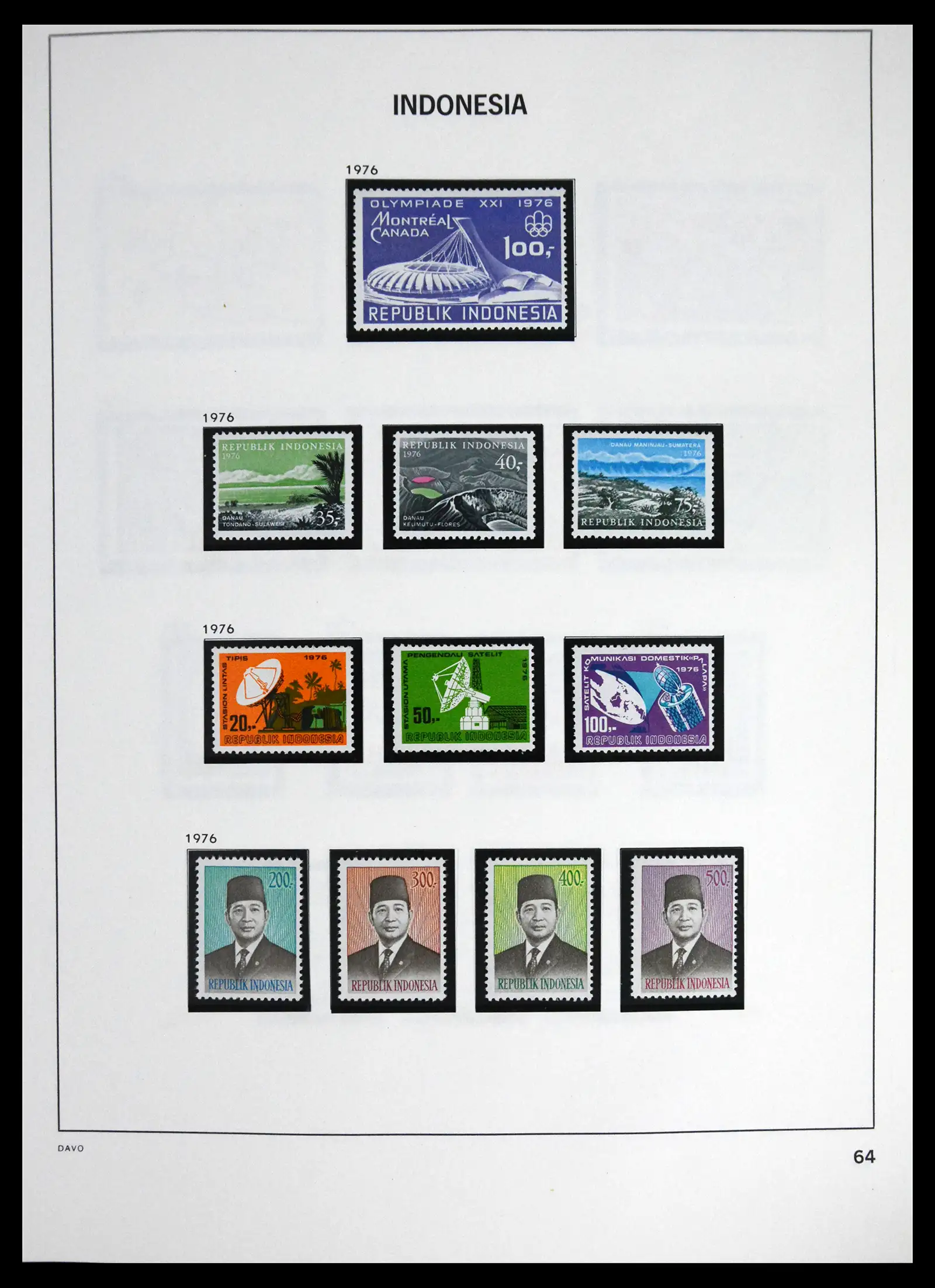 41614 0066 - Stamp collection 41614 Indonesia 1949-1982.