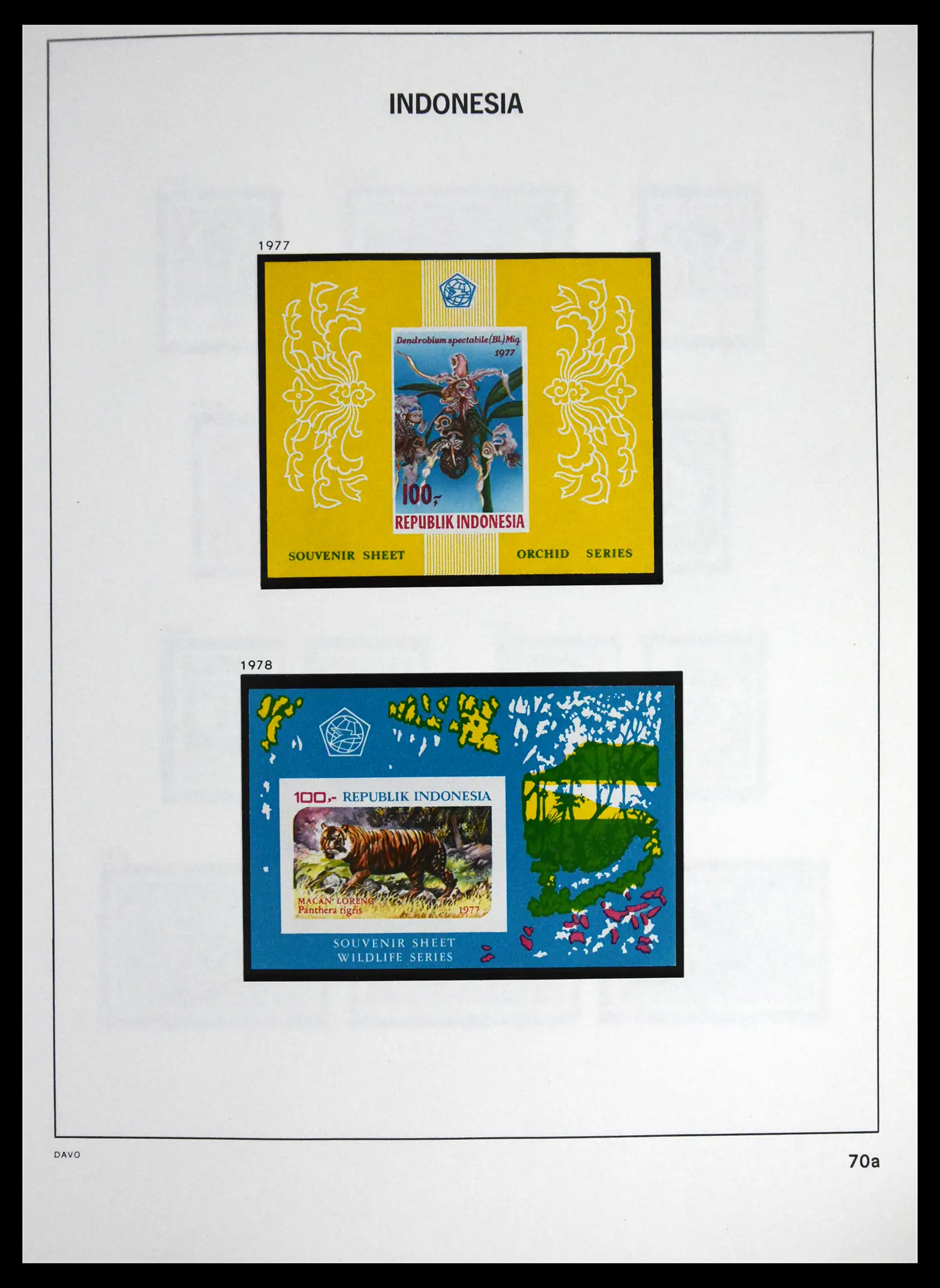 41614 0074 - Stamp collection 41614 Indonesia 1949-1982.