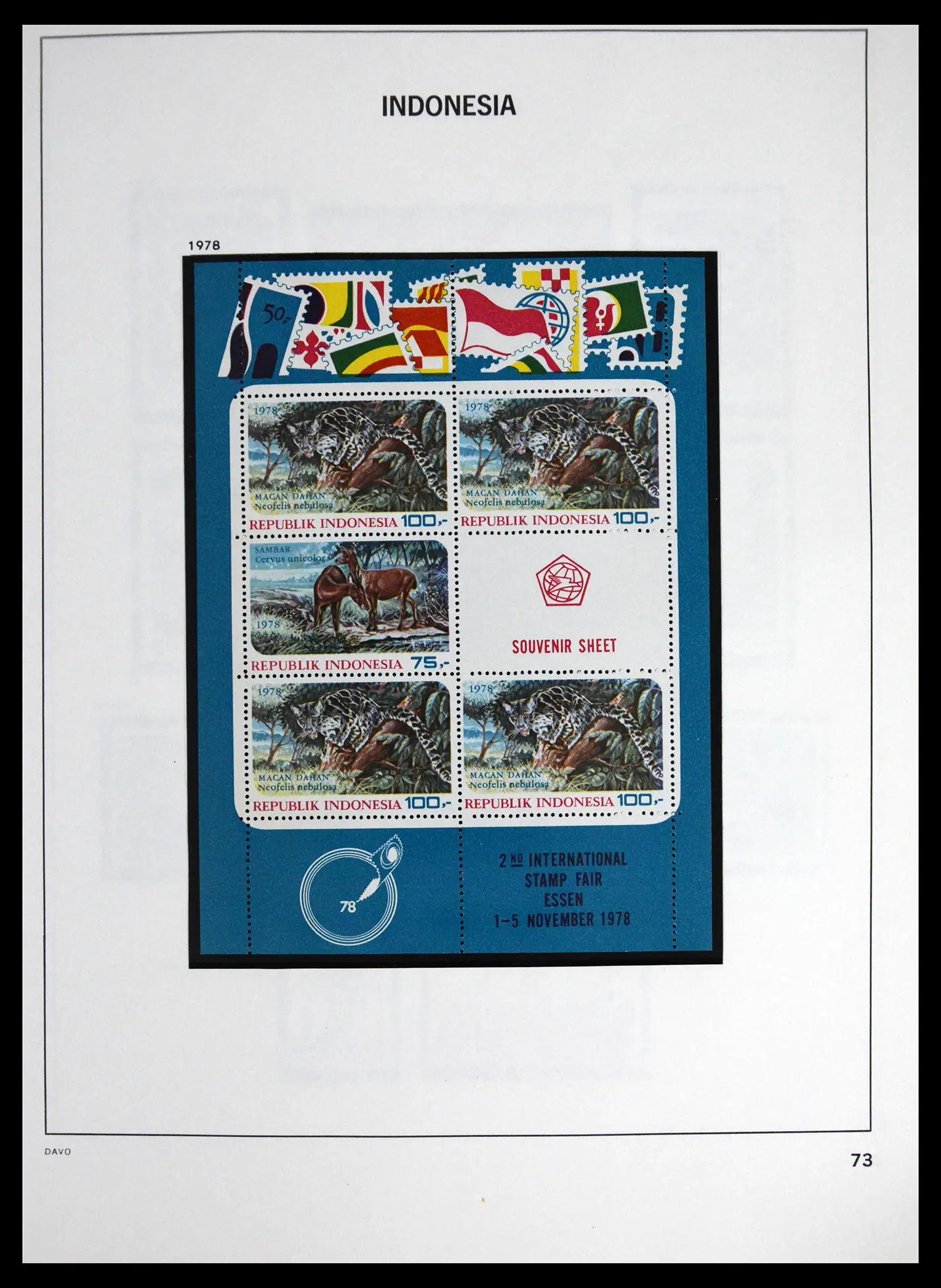 41614 0077 - Stamp collection 41614 Indonesia 1949-1982.