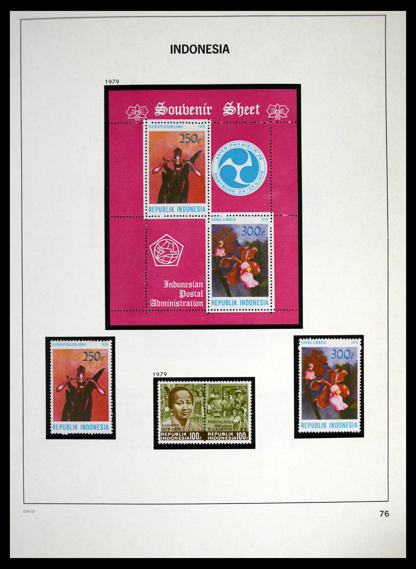 41614 0080 - Stamp collection 41614 Indonesia 1949-1982.